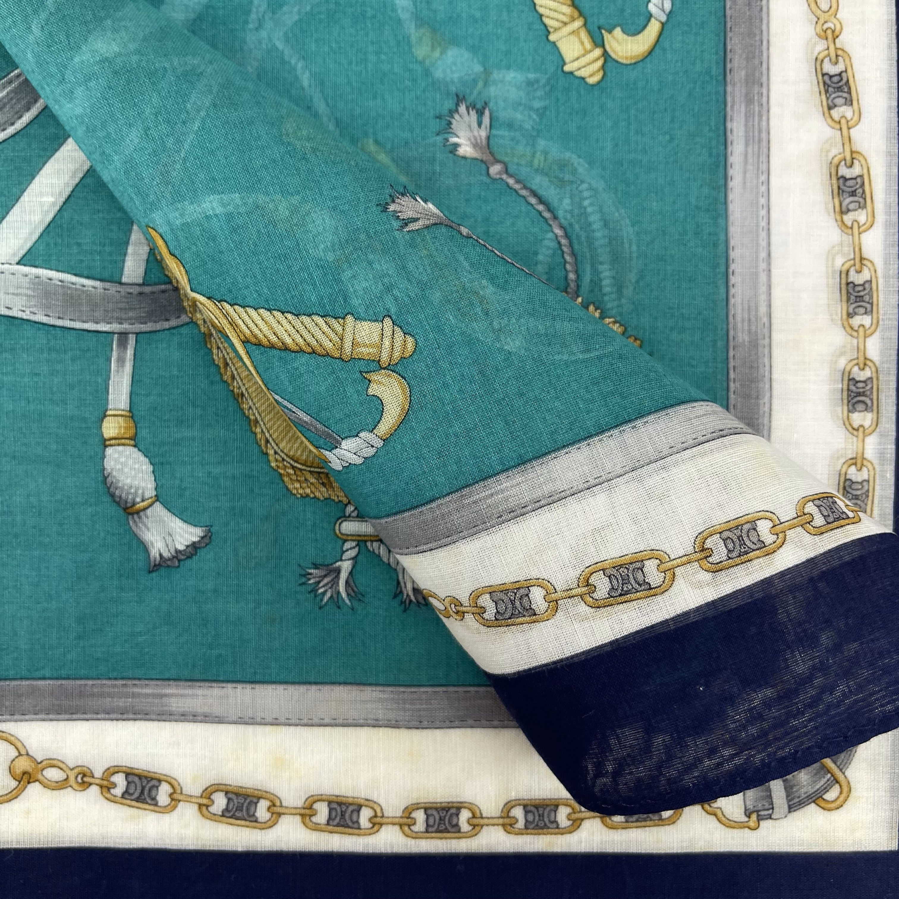 Celine × Vintage Celine 90s Handkerchief / Neckerchief / Bandana - 4196 Size ONE SIZE - 5 Thumbnail