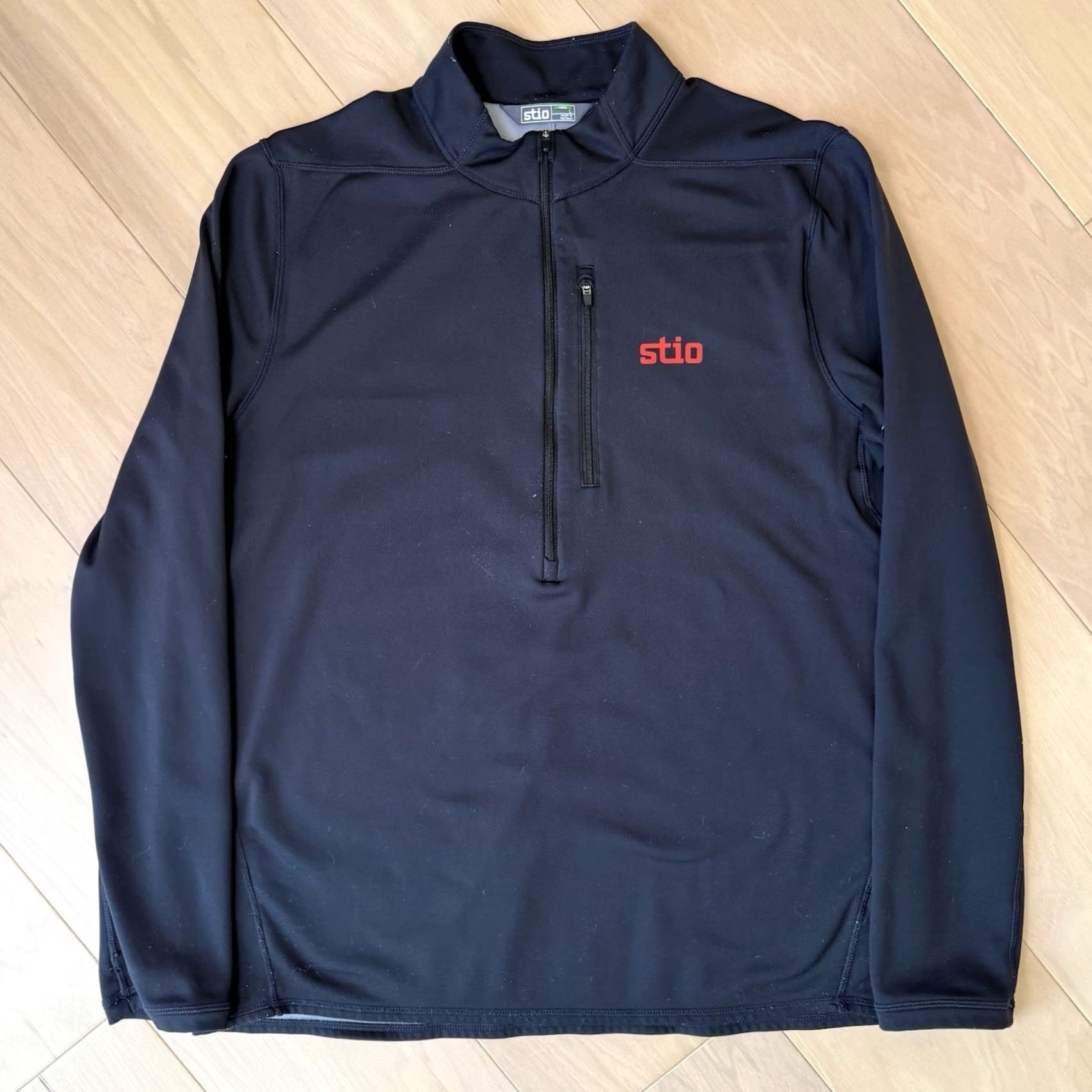 Vintage Stio Fremont Stretch Fleece Half Zip Pullover Large Black Lightweight Outerwear Jacket Size US L / EU 52-54 / 3 - 3 Thumbnail
