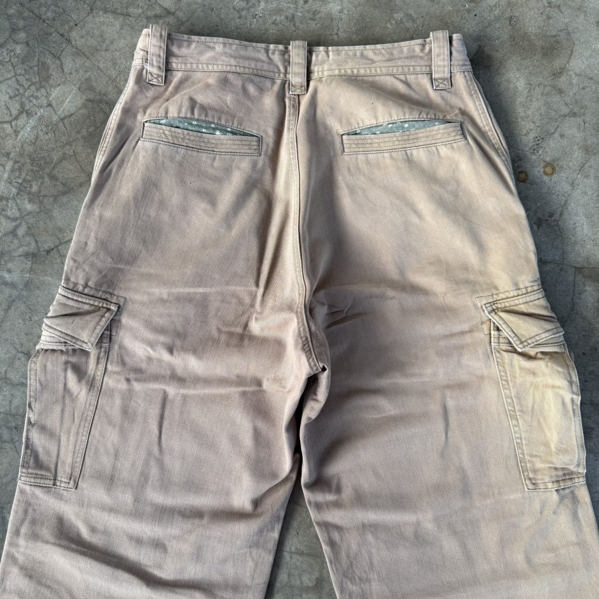 Japanese Brand Vintage Sunny Clouds Faded Brown Cargo Pants W31 Size US 31 - 11 Thumbnail