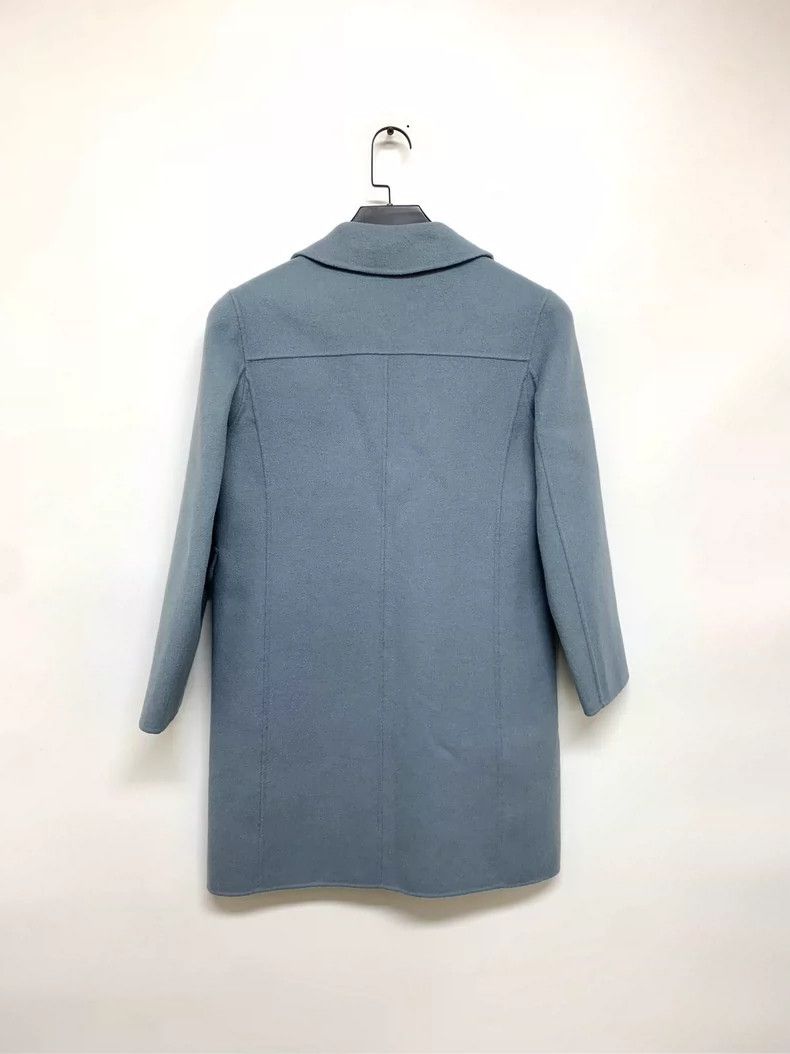 Max Mara Max Mara Haze Blue Coat Size S / US 4 / IT 40 - 8 Thumbnail