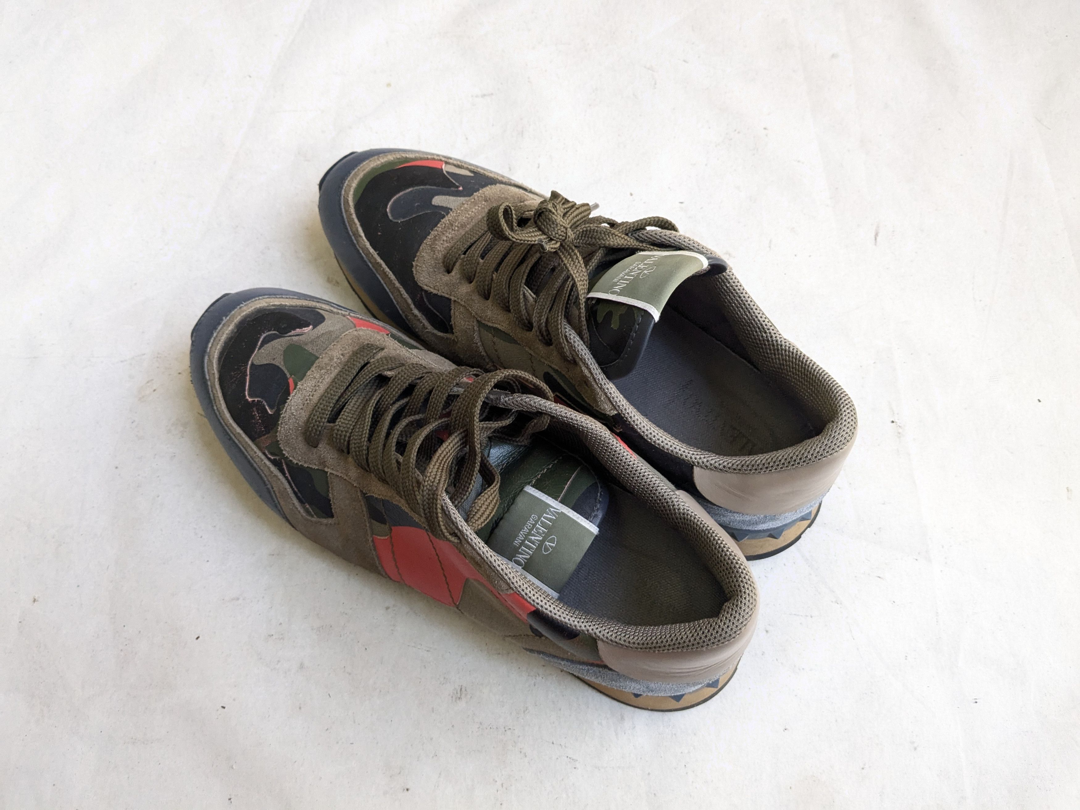 Valentino Valentino Rockstud Sneakers 11 44 Camo Size US 11 / EU 44 - 12 Thumbnail