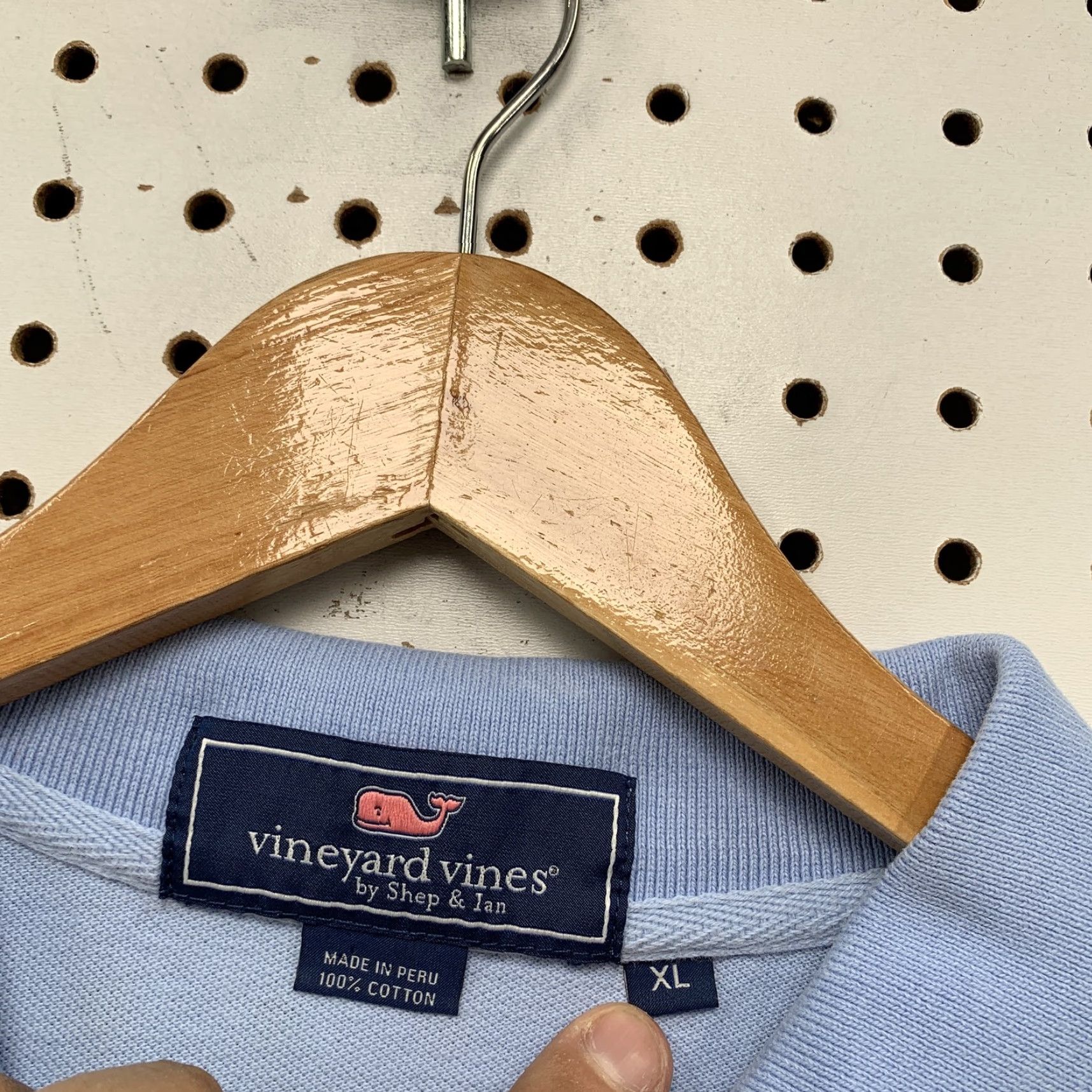 Vineyard Vines Vineyard Vines Polo Shirt Blue Short Sleeve Collared Button XL Made Peru Polo Men XL Blue Preppy 90s? Size US XL / EU 56 / 4 - 6 Thumbnail