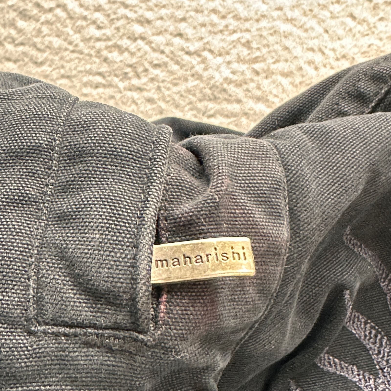 Maharishi Maharishi Black Canvas Jacket Mens Medium Bomber Military Size US M / EU 48-50 / 2 - 2 Thumbnail