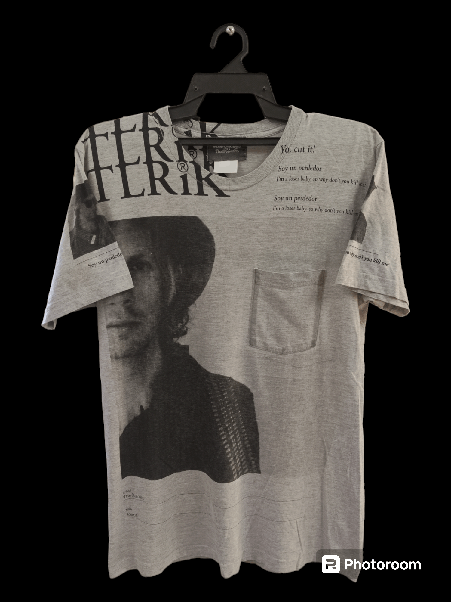 Takahiromiyashita The Soloist Terik Fullprint Poem T-Shirt