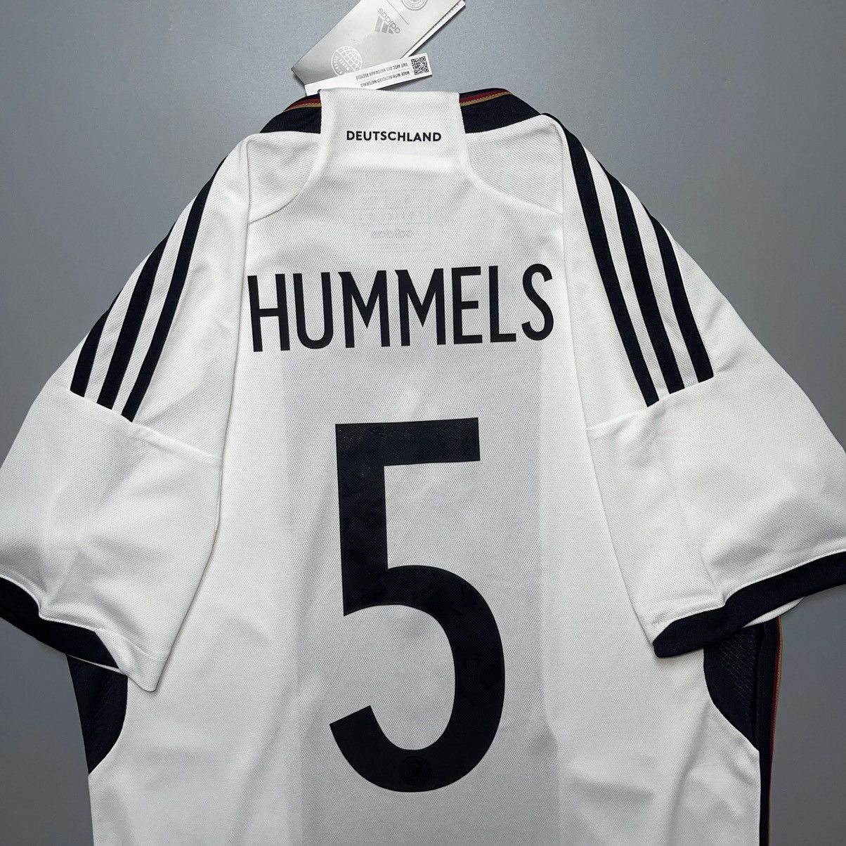 Adidas GERMANY ADIDAS 2022 WORLD CUP SOCCER HOME JERSEY #5 HUMMELS Size US S / EU 44-46 / 1 - 8 Thumbnail