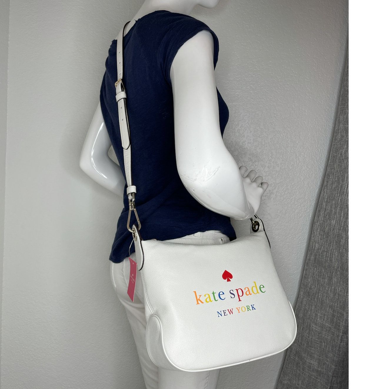 Kate Spade Kate Spade Rainbow Logo detachable coin purse Crossbody Bag Size ONE SIZE - 5 Thumbnail