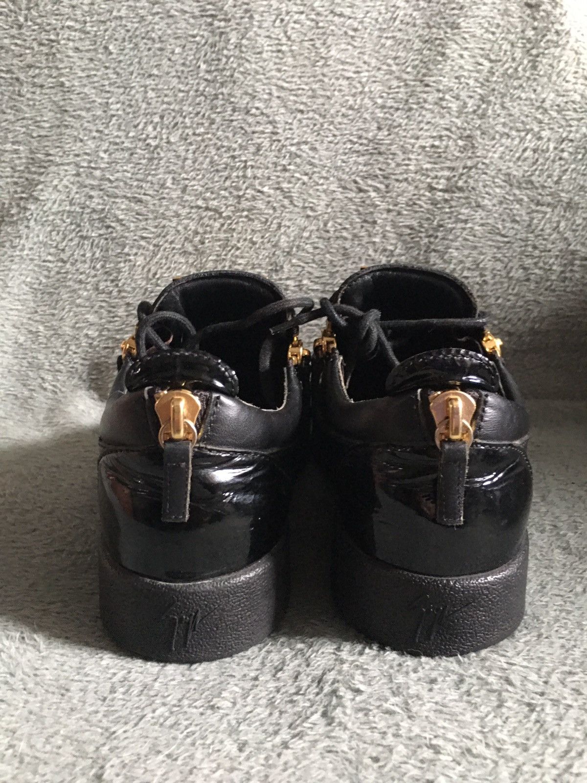 GIUSEPPE ZANOTTI 革靴　黒　サイズ41 Giuseppe Zanotti Giuseppe Zanotti Black Leather Low-top