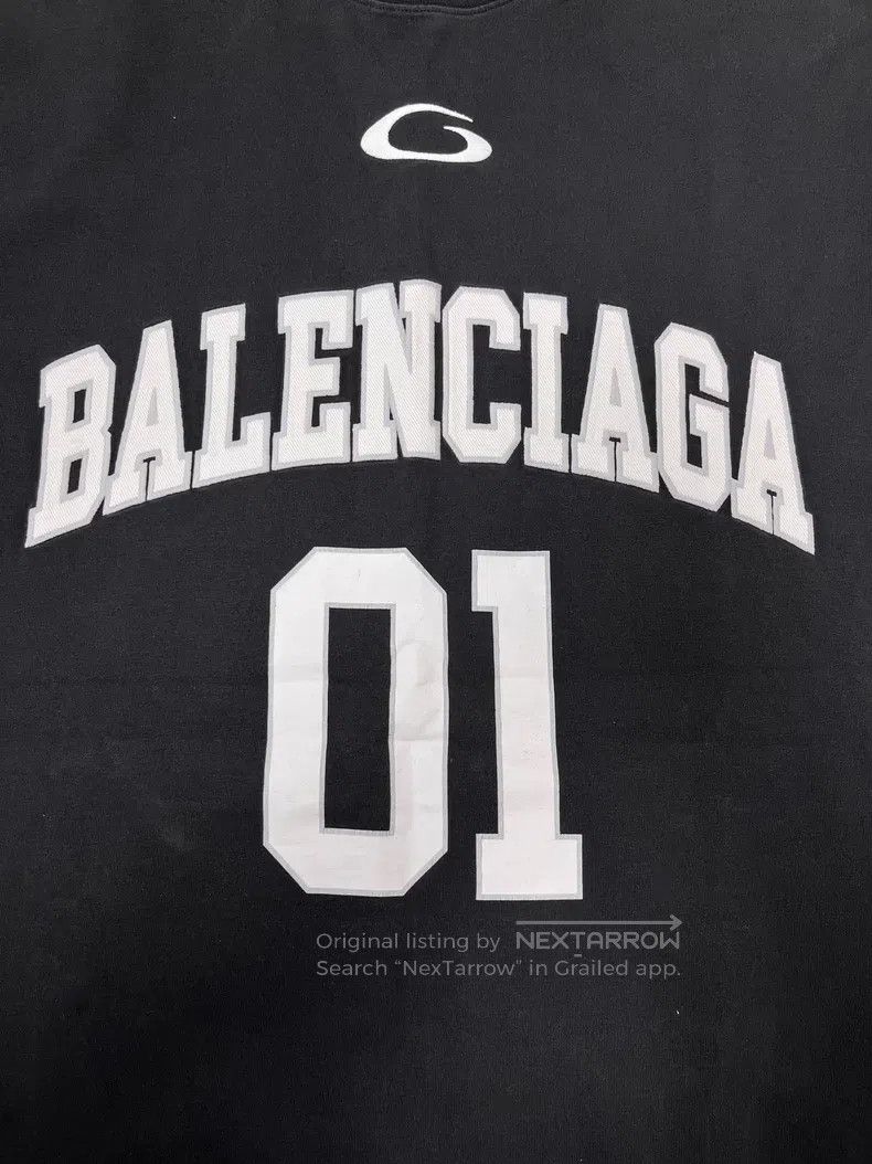 Balenciaga Balenciaga Letter Printed Round Neck Short Sleeve T-Shirt Size US S / EU 44-46 / 1 - 3 Thumbnail