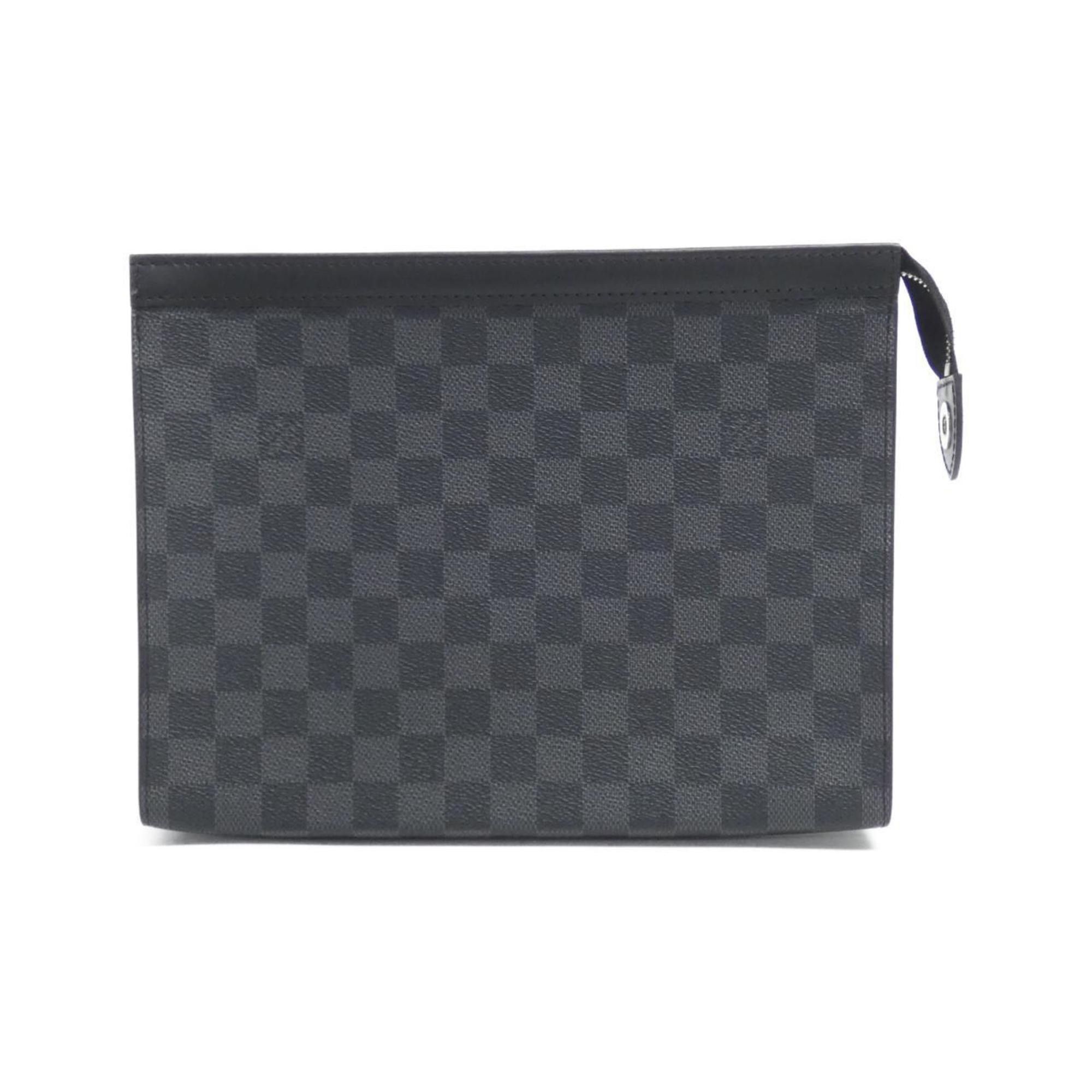 Louis Vuitton Louis Vuitton Damier Graphite Pochette Voyage MM N41696 Handbag Size ONE SIZE - 1 Thumbnail