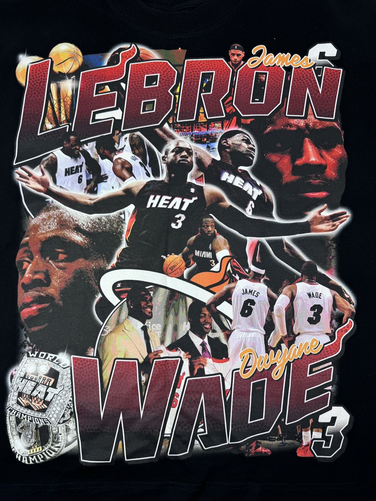 Other CRAZY TEE LEBRON JAMES DWYANE WADE PRINT T-SHIRT Size US XXL / EU 58 / 5 - 3 Thumbnail