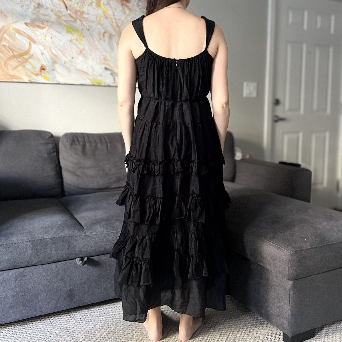 Cinq a Sept Cinq a Sept Kandra Ruffled Maxi Dress Size XS / US 0-2 / IT 36-38 - 3 Thumbnail