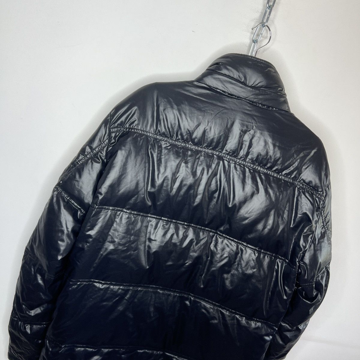 Gucci Gucci Puffer Jacket Goose Down Black Shiny Nylon Size US XL / EU 56 / 4 - 16 Thumbnail
