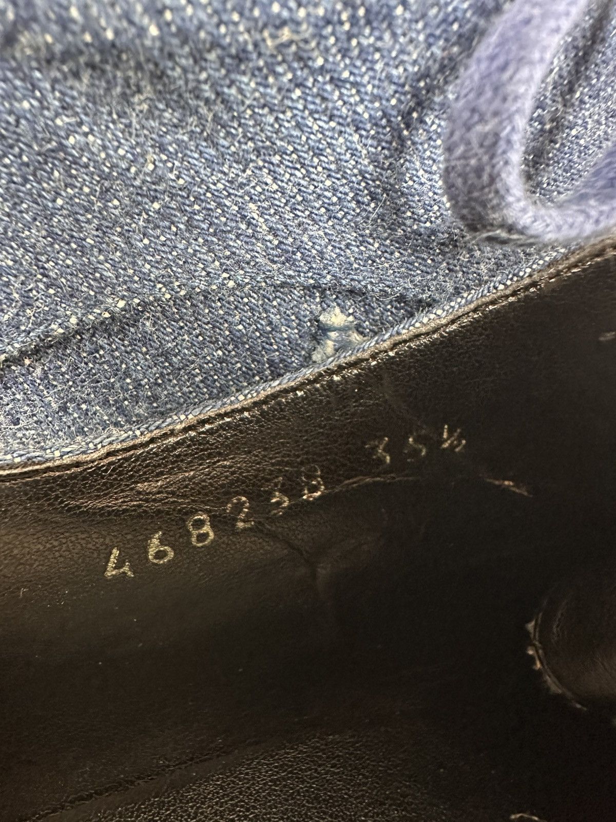 Stella McCartney Stella McCartney Blue Denim Elyse Platform Derby Sneakers Size US 5.5 / IT 35.5 - 12 Thumbnail