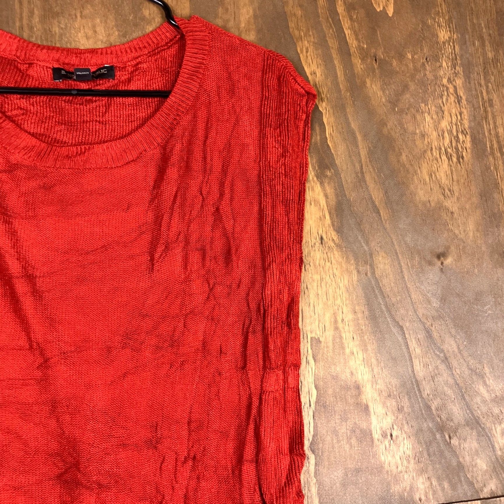 Banana Republic Banana Republic Womens Vest Knit Round Neck Sleeveless M Orange Sweater Casual Workwear Size M / US 6-8 / IT 42-44 - 4 Thumbnail