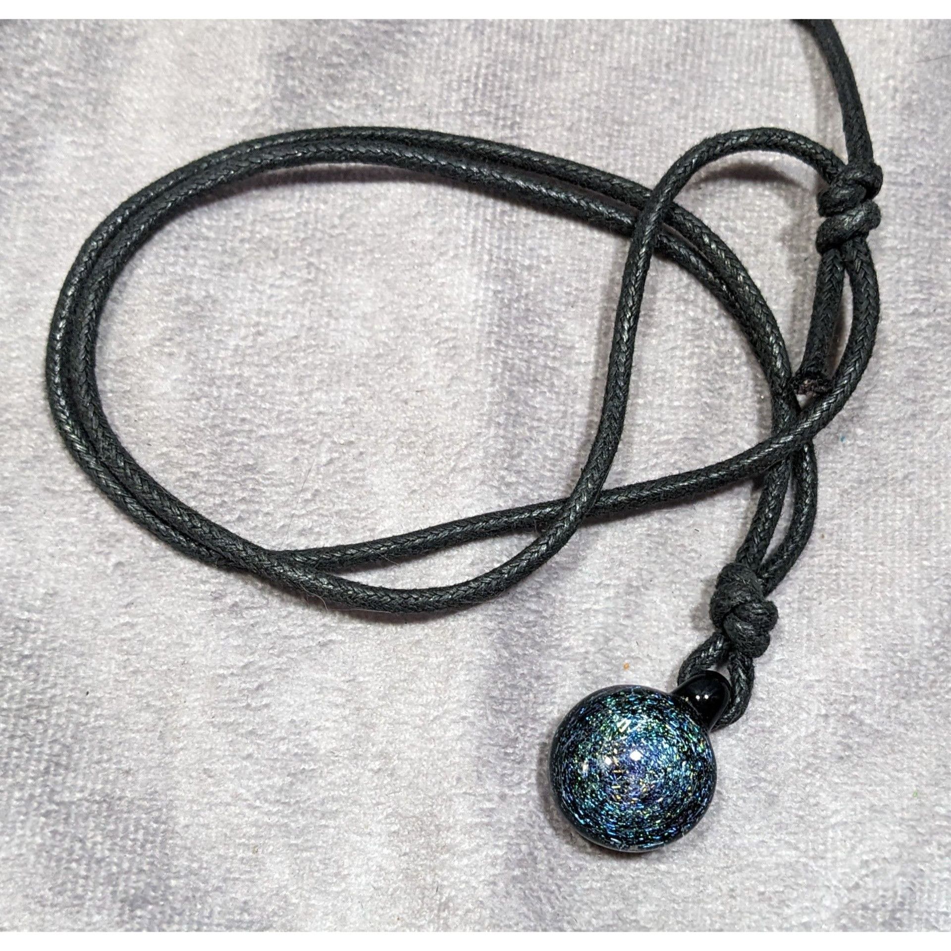 Other Whimsical Galaxy Dichroic Glass Pendant Necklace Size ONE SIZE - 8 Thumbnail