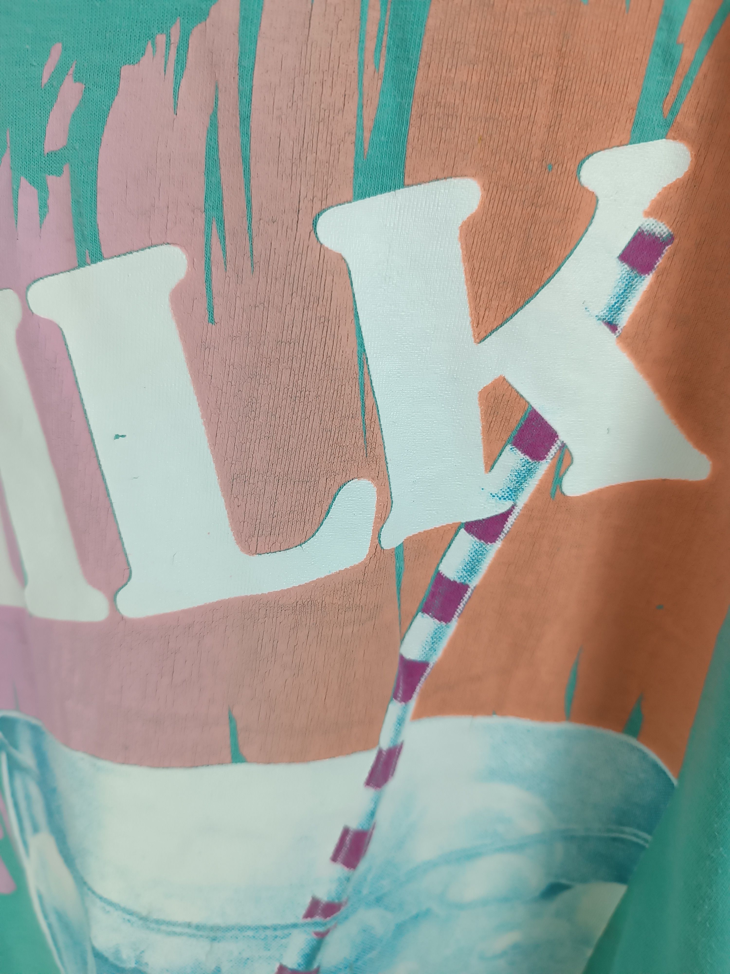 Vintage VINTAGE 90'S MILK SPECIAL TOUCH OF PARADISE TEE VERY RARE Size US M / EU 48-50 / 2 - 10 Thumbnail