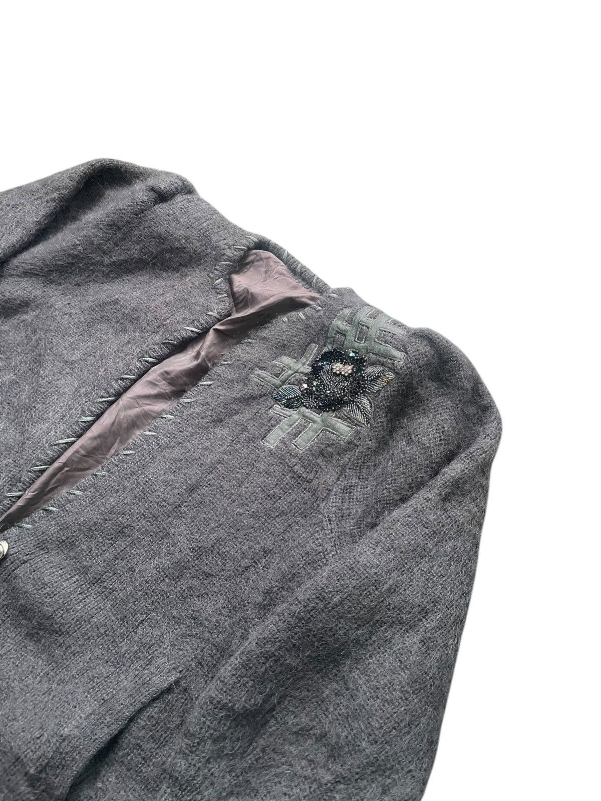 Japanese Brand Vintage Mohair Jacket Size XL / US 12-14 / IT 48-50 - 2 Thumbnail