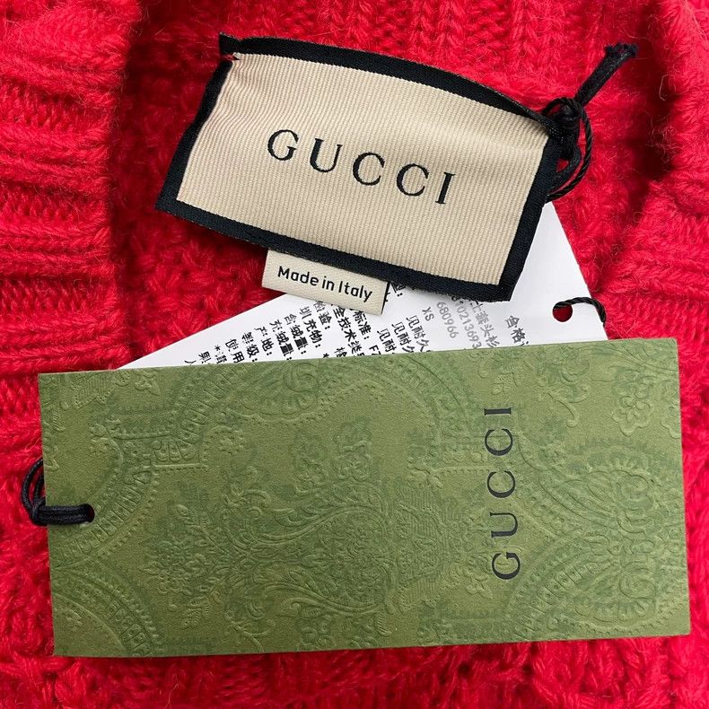 Gucci Gucci Red stitching detachable dual-use sweater 2502-Nextar Size US XS / EU 42 / 0 - 6 Thumbnail