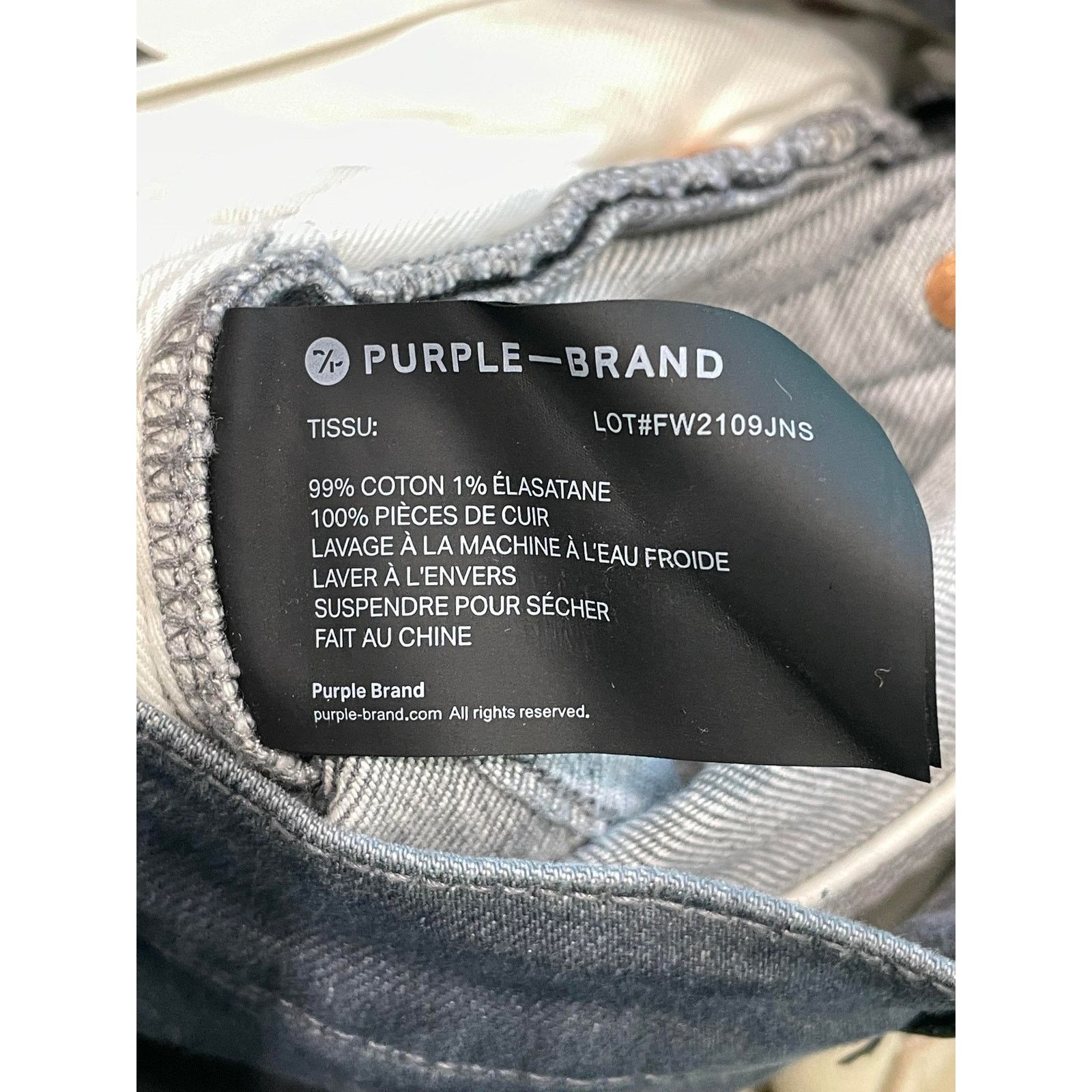 Purple Brand Purple Brand Tattered Dirty Wash Blue Jeans Size US 32 / EU 48 - 11 Thumbnail