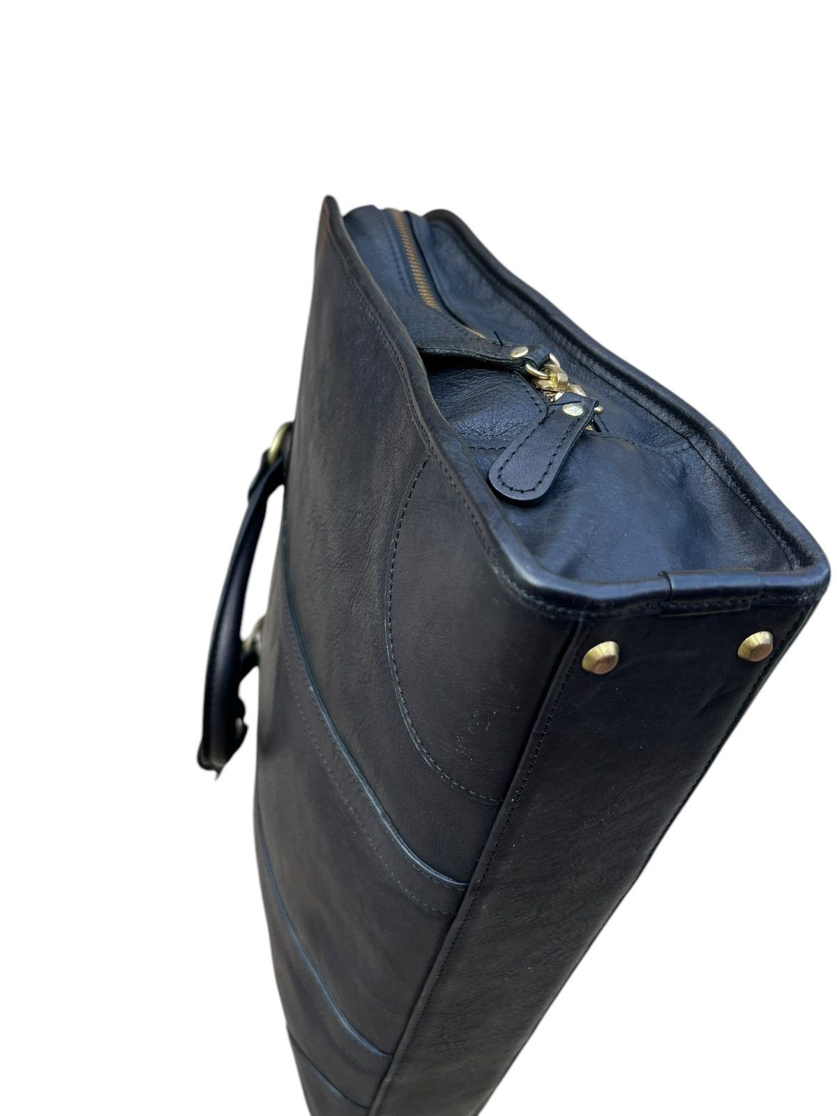 Leather Vintage Porter By Yoshida Black Leather Bag Size ONE SIZE - 12 Thumbnail