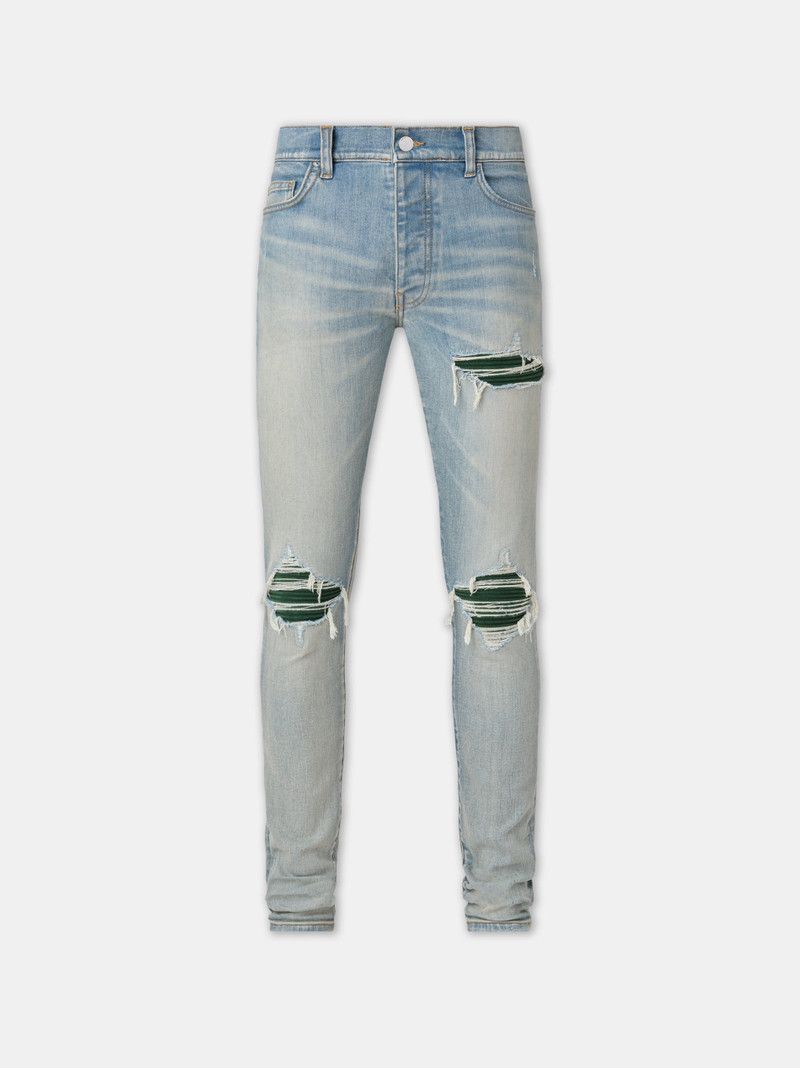 Amiri oc11z0526 Suede MX1 Jeans in Antique Indigo Size US 34 / EU 50 - 1 Thumbnail