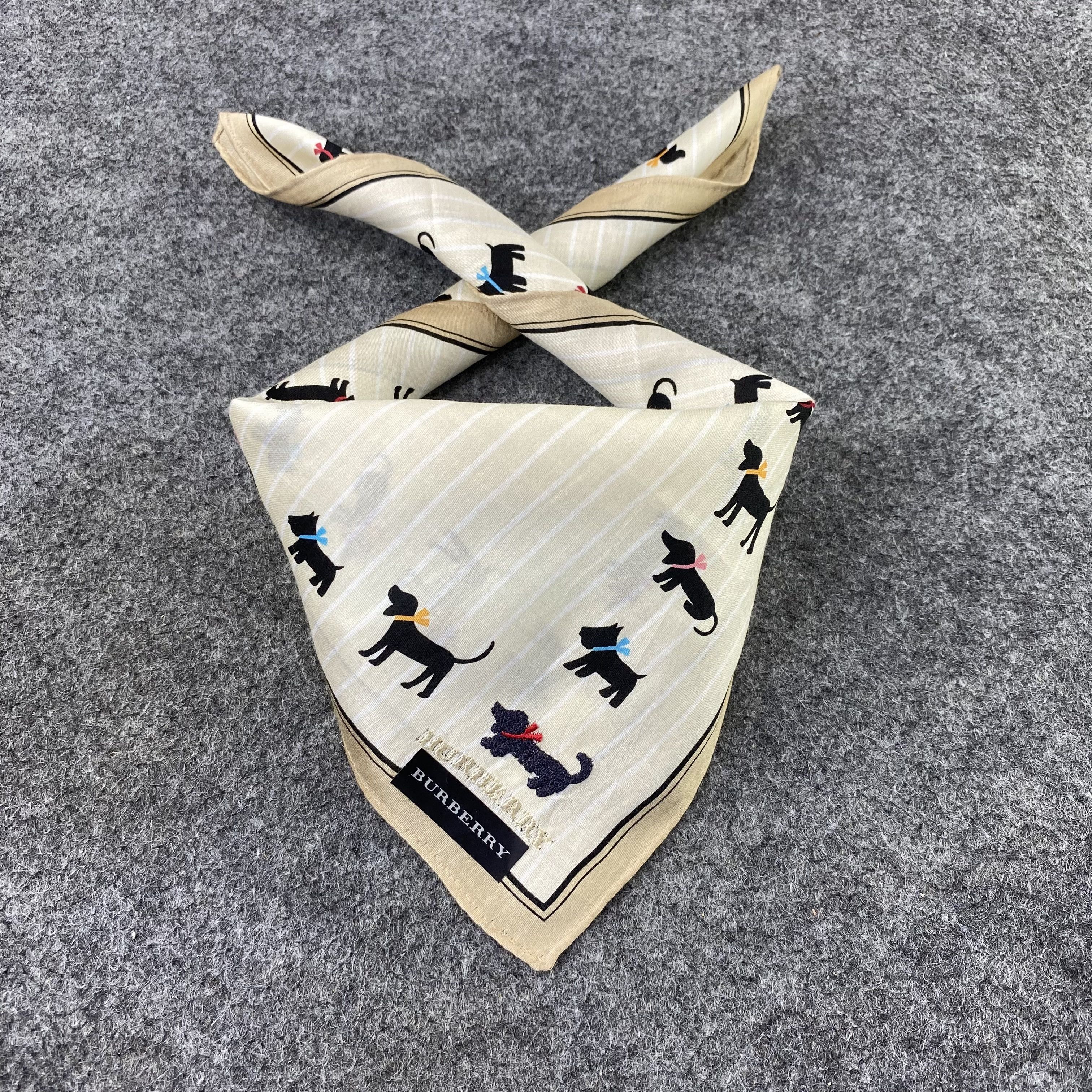 Burberry Burberry Handkerchief / Bandana / Neckerchief-B1247 Size ONE SIZE - 2 Thumbnail