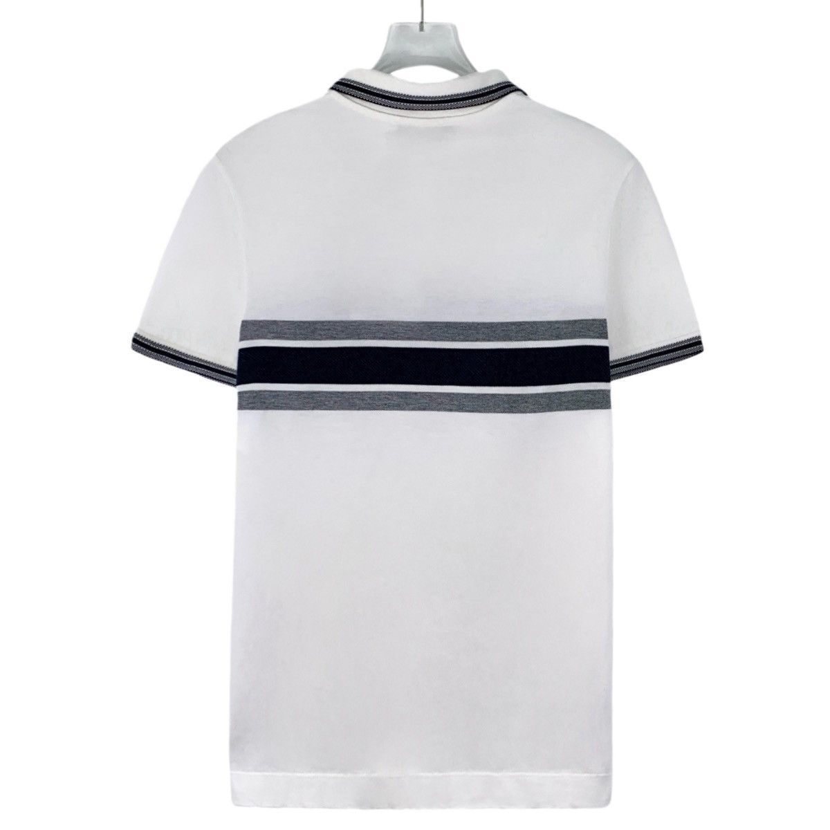 Dior Dior Striped Logo Letter Print Short Sleeve Polo Shirt K26WX Size XS / US 0-2 / IT 36-38 - 2 Thumbnail