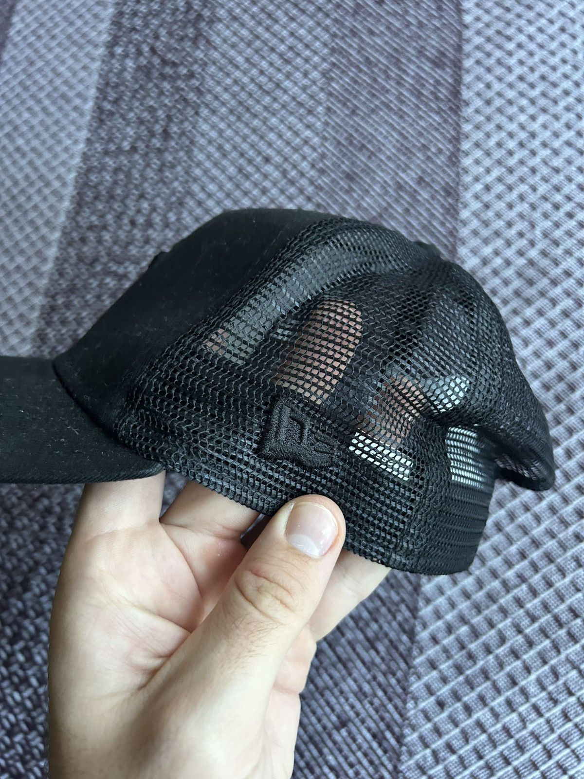 New Era New Era Black Cap Rap Streetwear Style Unisex Size OS Size ONE SIZE - 3 Thumbnail