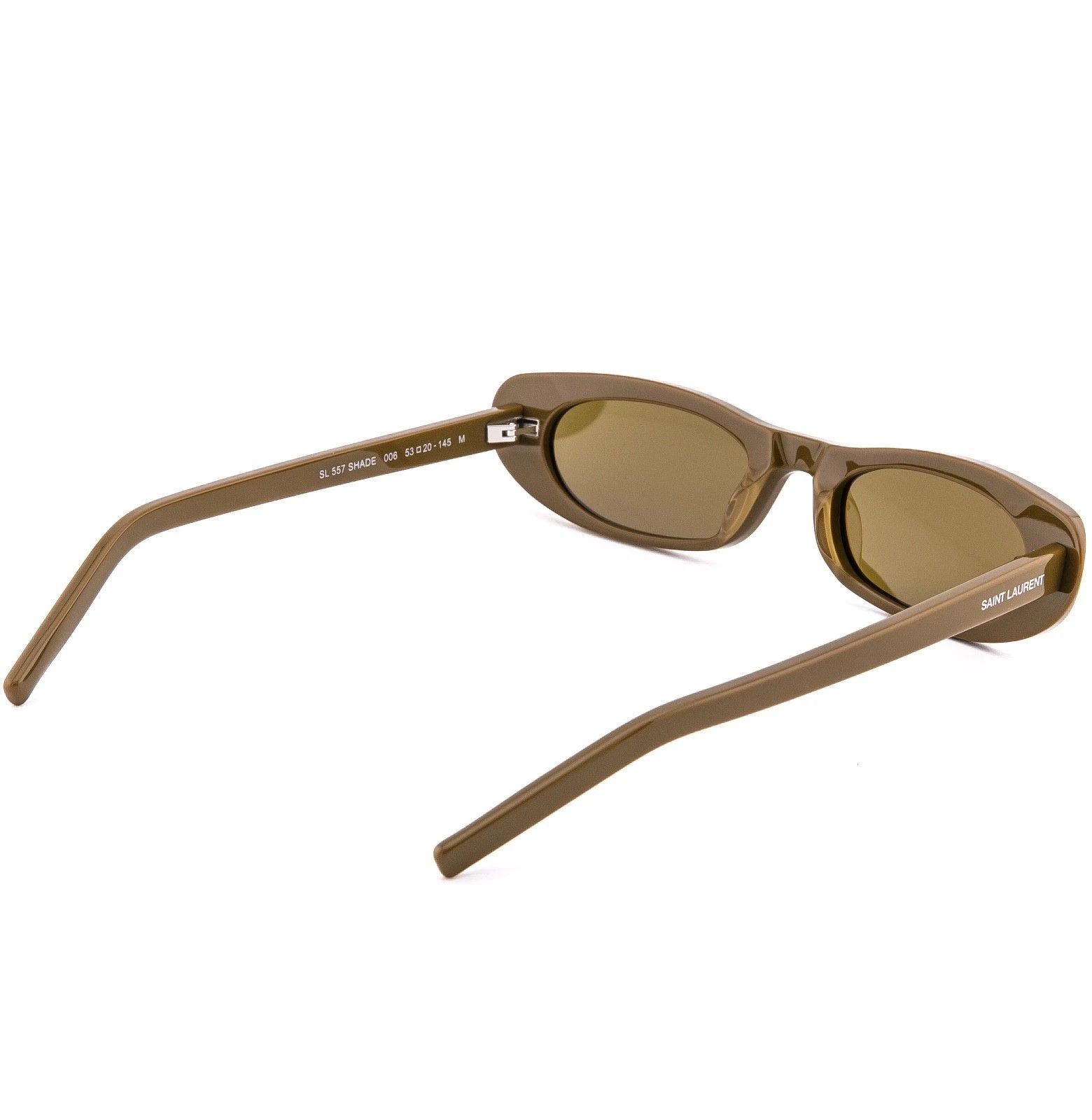 Yves Saint Laurent SAINT LAURENT SHADE SL 557 SL557 Narrow Sunglasses 006 Size ONE SIZE - 2 Thumbnail