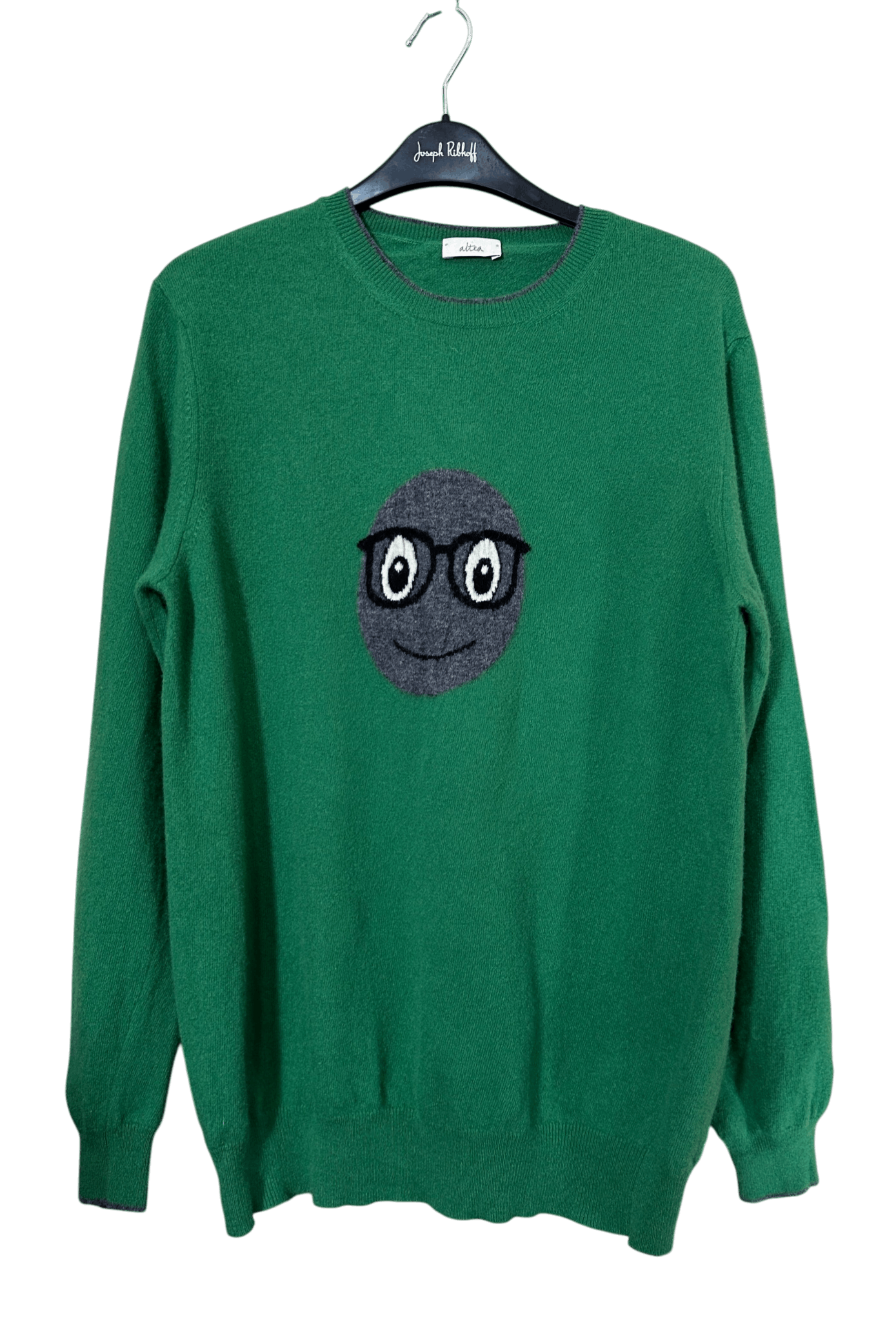 Altea Green Grey Wool Jumper Size US L / EU 52-54 / 3 - 1 Thumbnail