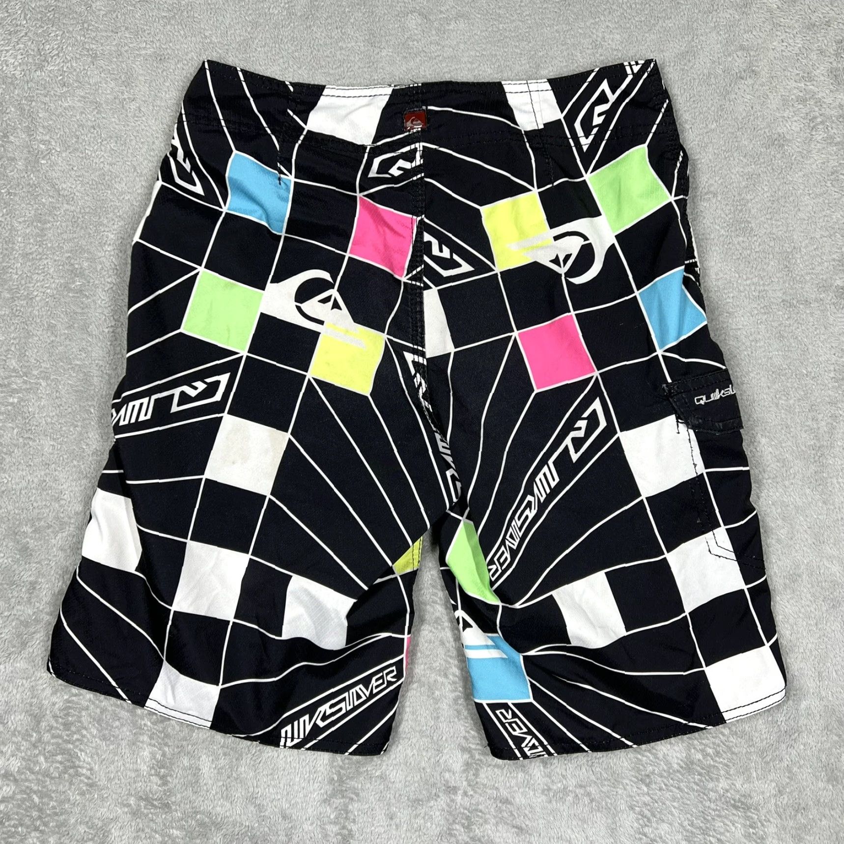 Quiksilver Quiksilver Board Shorts Men’s S 26” Waist Multicolor Blue Beach Surfing Size US 29 - 6 Thumbnail
