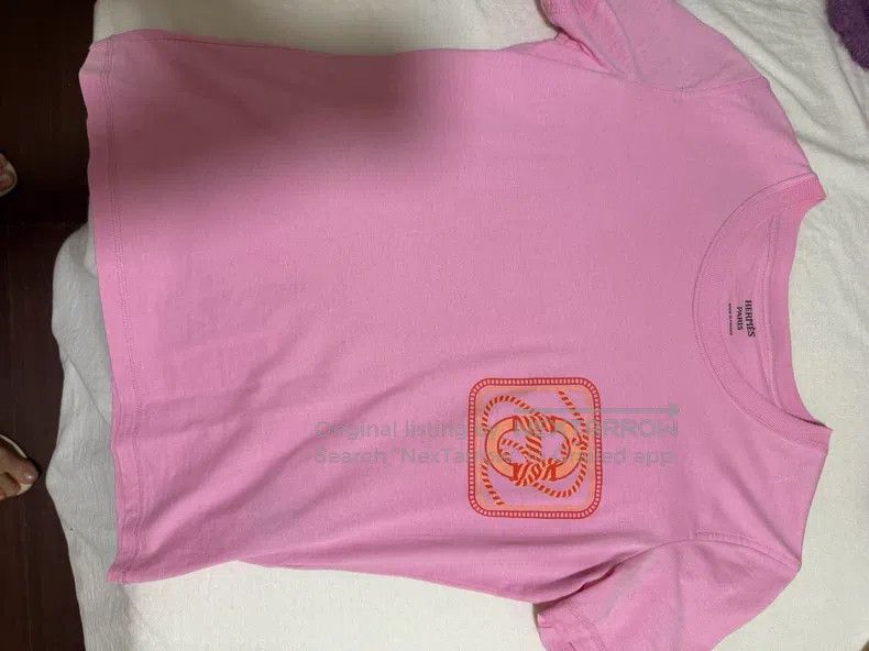 Hermes Hermes Pink Short Sleeve T-Shirt Size XS / US 0-2 / IT 36-38 - 1 Thumbnail