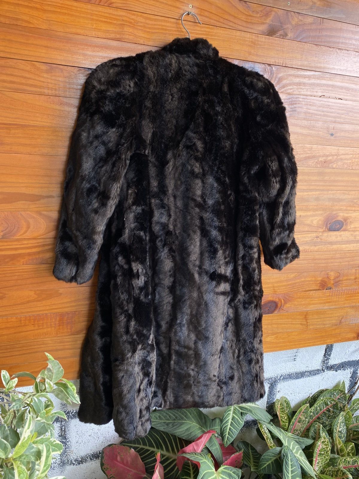 Vintage Vintage Jean Louis de Paris Faux Fur Long Coat Black Size M / US 6-8 / IT 42-44 - 14 Thumbnail