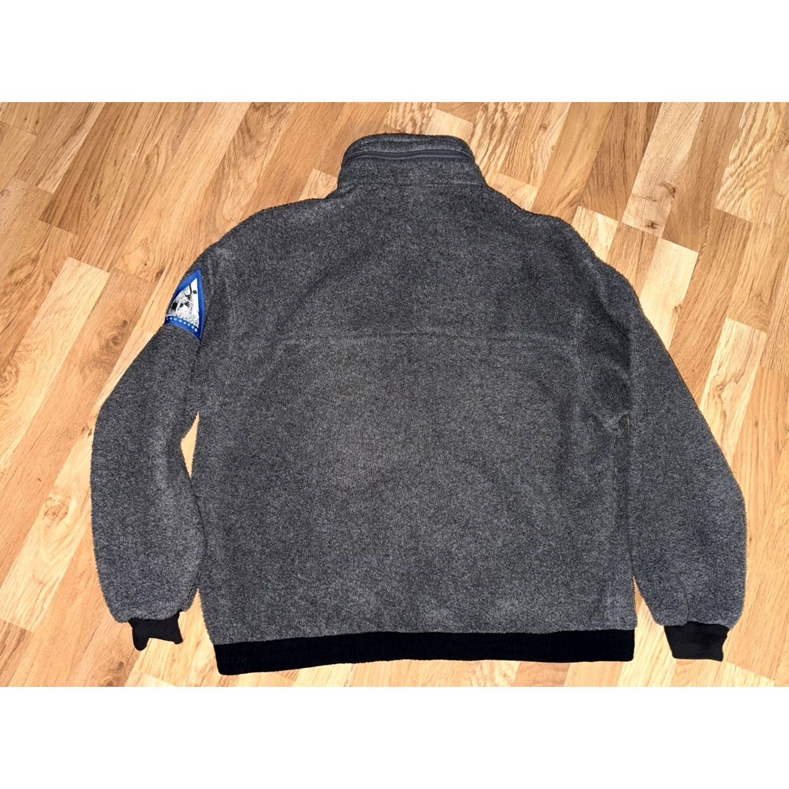 Lacoste VINTAGE Lacoste Fleece Hooded Bomber Jacket Gray Adult S 80's Mens Size US S / EU 44-46 / 1 - 4 Thumbnail