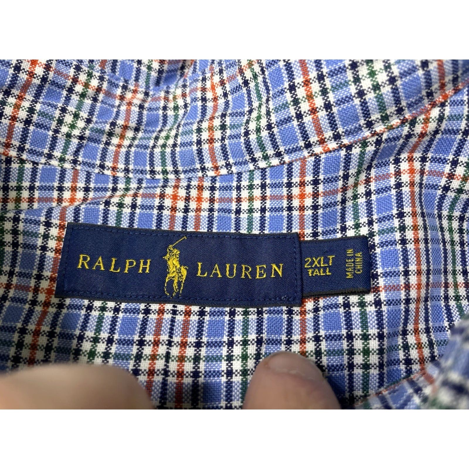 Polo Ralph Lauren Polo Ralph Lauren Button-Up Shirt Plaid 2XLT Mens Tall Button-Down Long Sleeve Multicolor Size US XXL / EU 58 / 5 - 3 Thumbnail