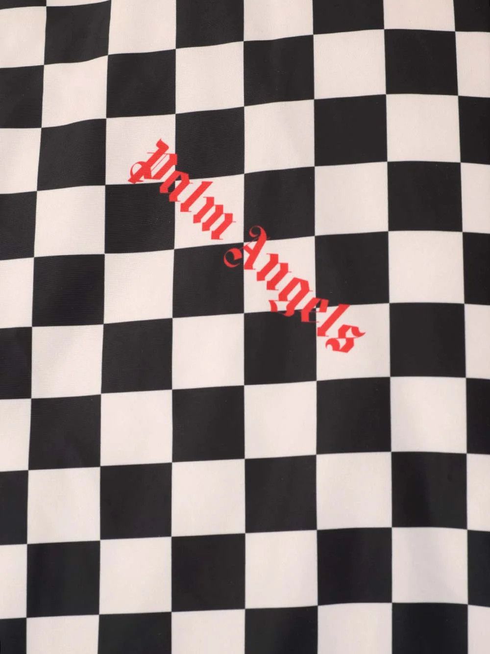 Palm Angels o1y0325 Logo Hooded Bomber Jacket in White/Black Size US L / EU 52-54 / 3 - 4 Thumbnail