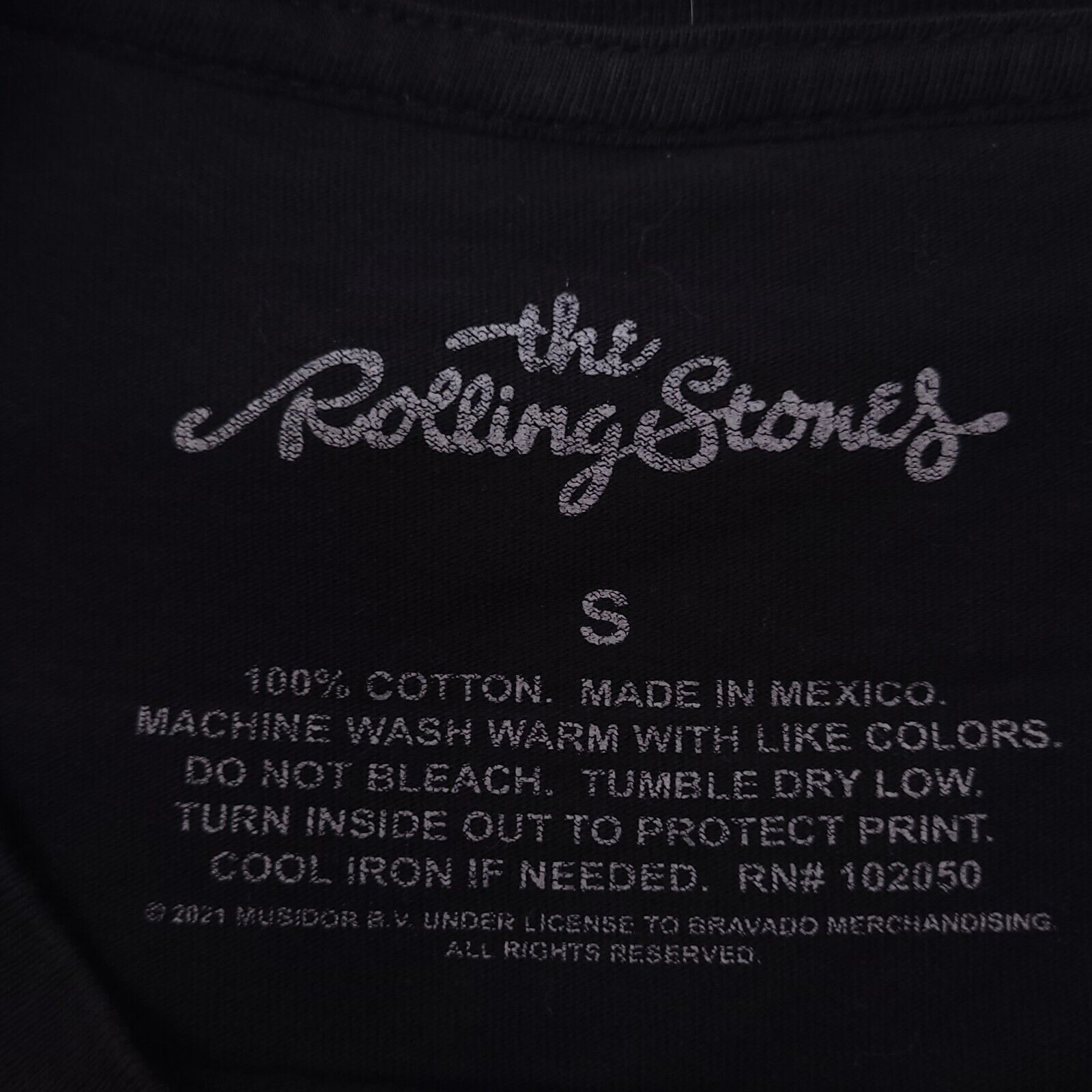 The Rolling Stones The Rolling Stones Graphic T-Shirt Adult Mens Size S Black Size US S / EU 44-46 / 1 - 3 Thumbnail