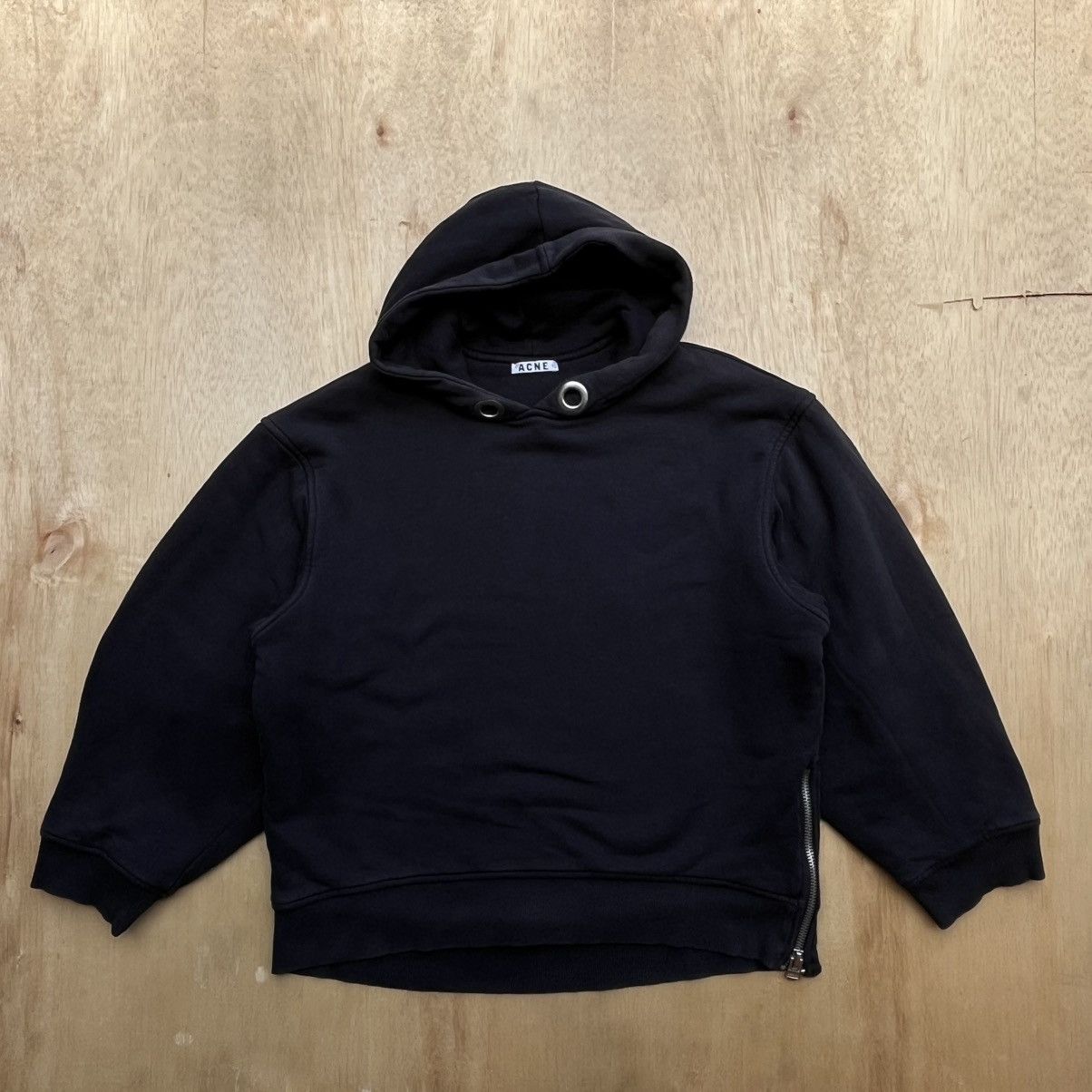 Acne Studios ACNE BALLON SLEEVE OVER SIZE BOXY PULOVER HOODIE SIDE ZIP Size US XXS / EU 40 - 1 Thumbnail