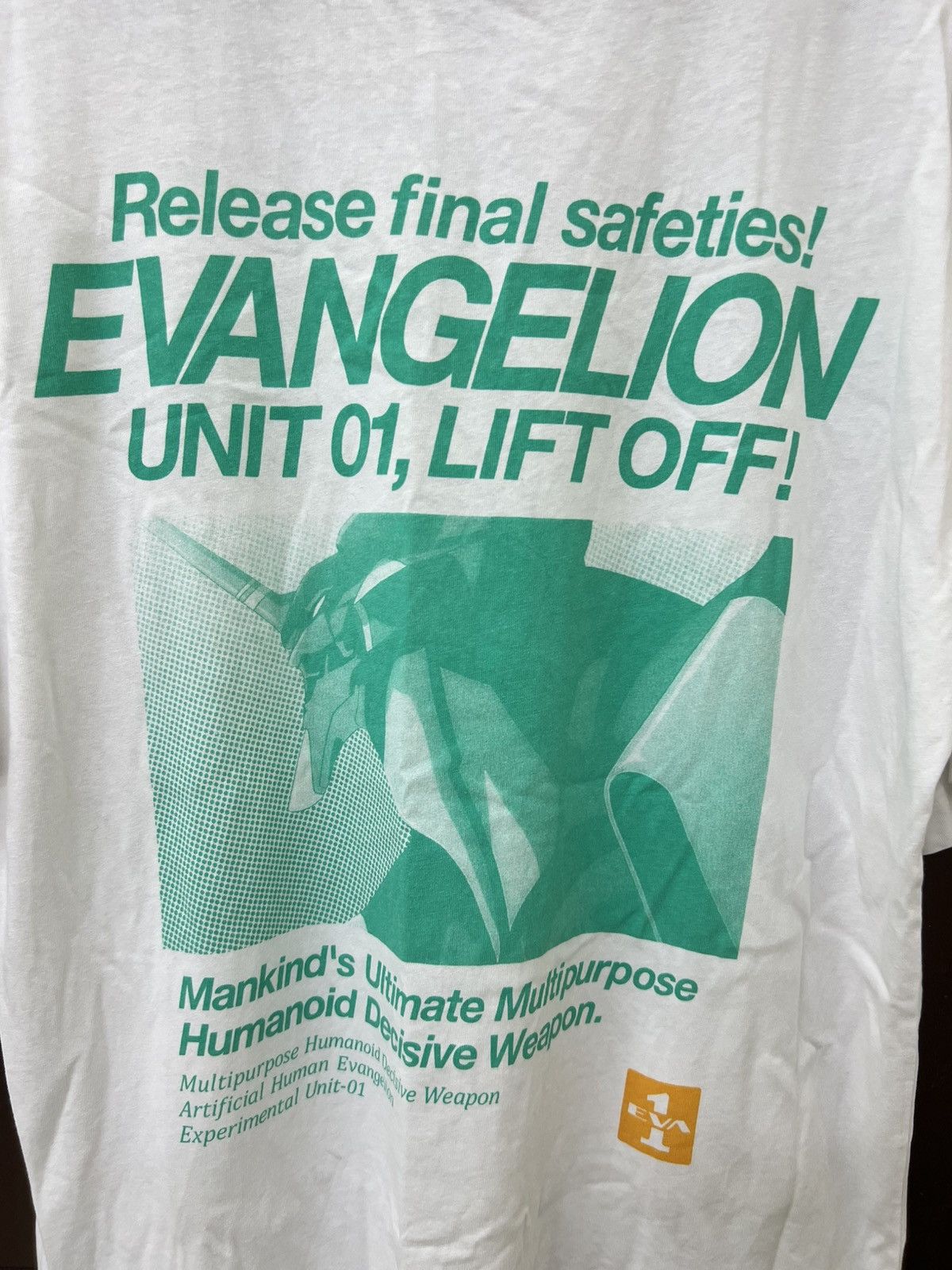 Anime Vintage Neon Genesis Evangelion Unit 01 Anime Tee Size US L / EU 52-54 / 3 - 2 Thumbnail
