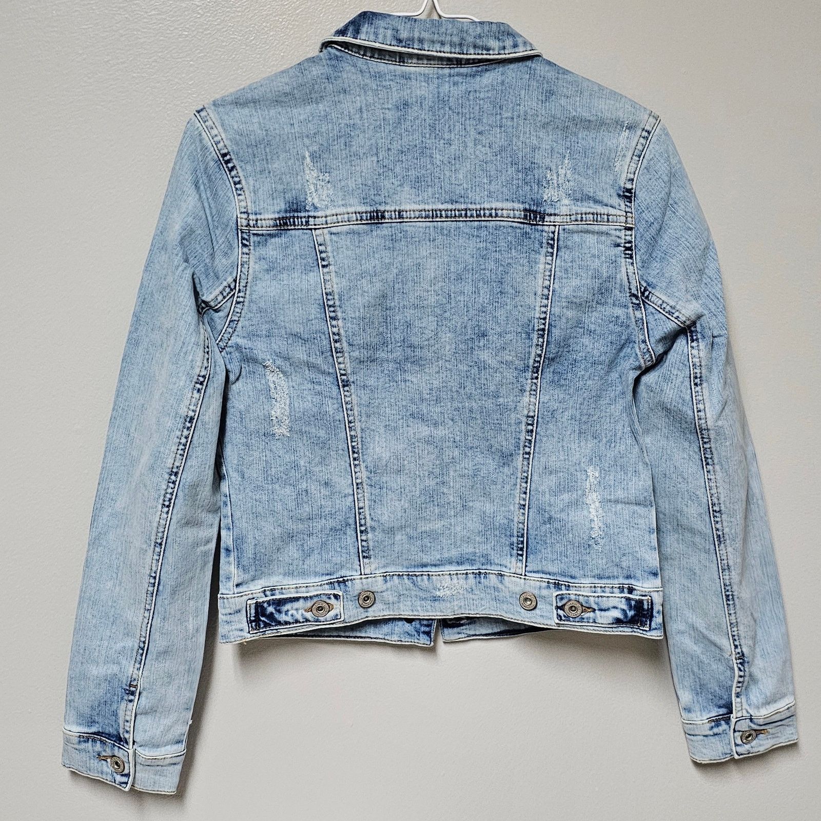 Mavi NWT Women's MAVI Denim Distressed Jacket - Sample SZ Small Size S / US 4 / IT 40 - 2 Thumbnail