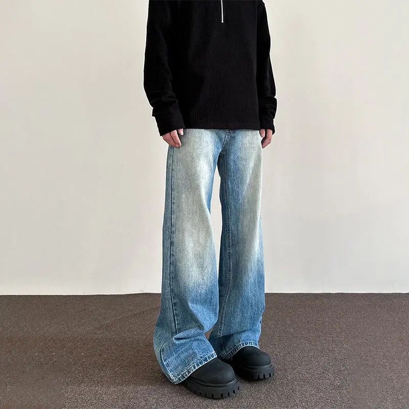 Japanese Brand × Jean Retro loose straight leg high street jeans Size US 32 / EU 48 - 5 Thumbnail