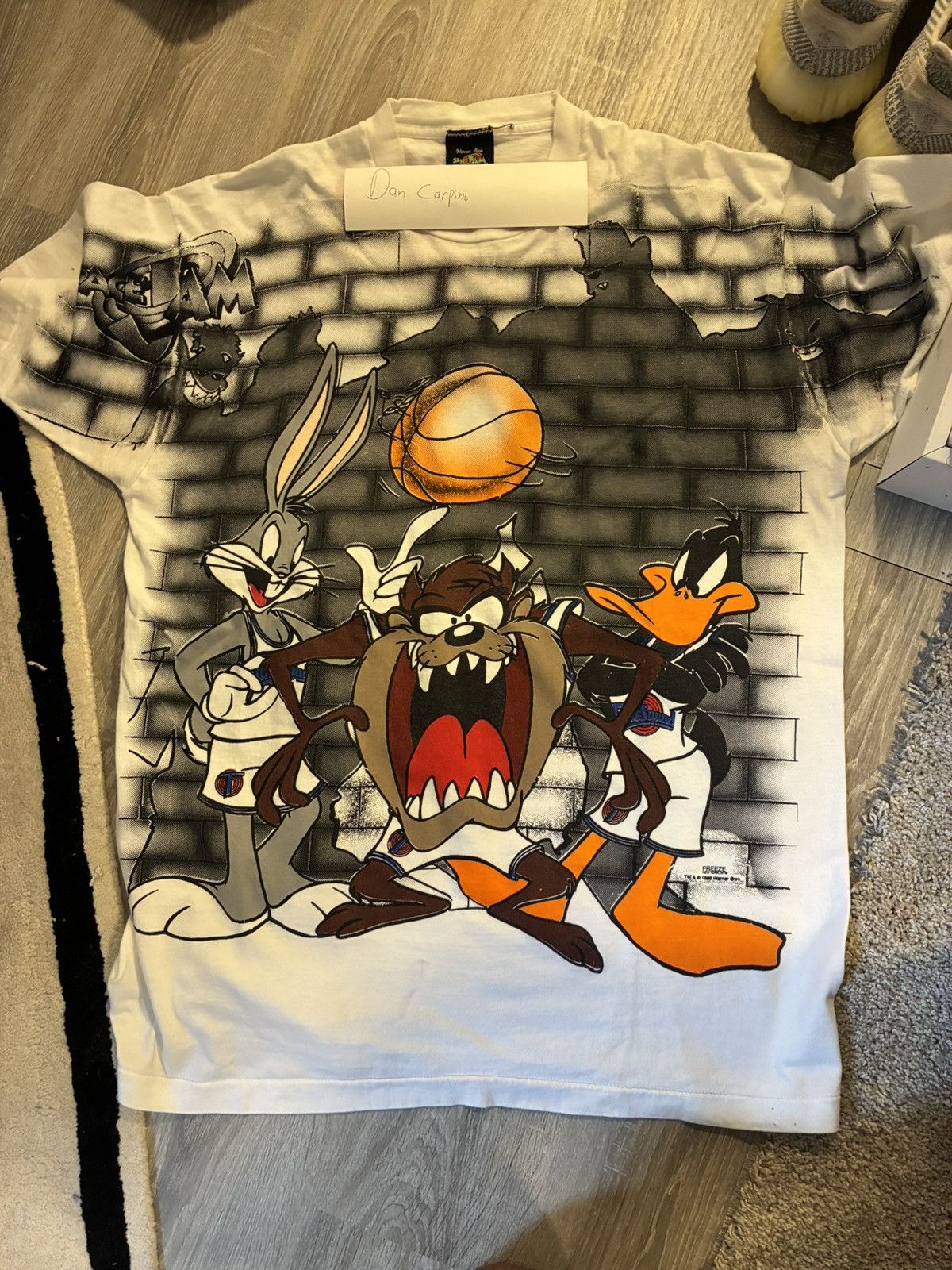 Vintage 1994 Space Jam licensed Tee Size US XL / EU 56 / 4 - 1 Thumbnail