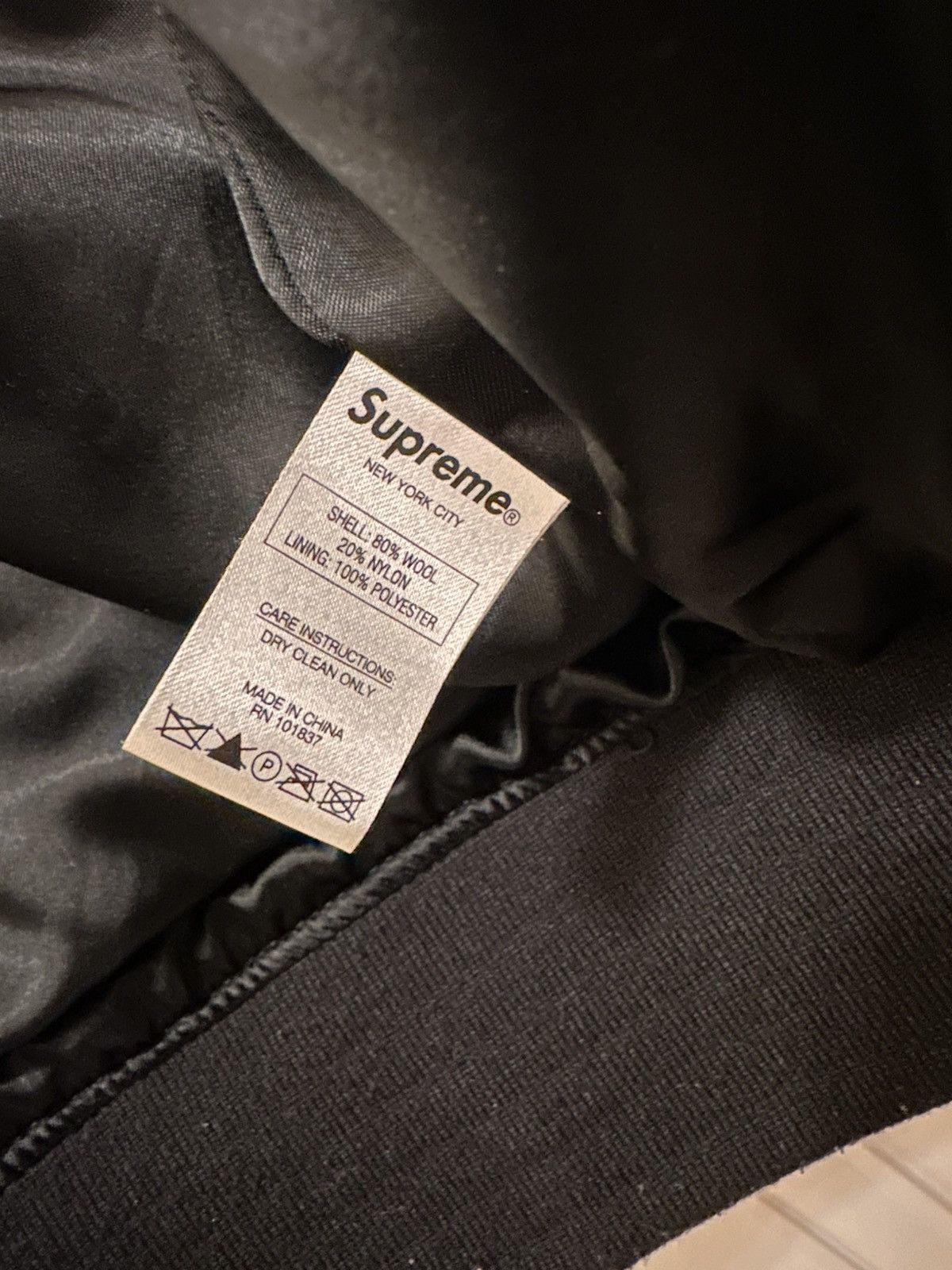 Playboy × Supreme FW17 Supreme Playboy Wool Varsity Jacket Size US L / EU 52-54 / 3 - 5 Thumbnail