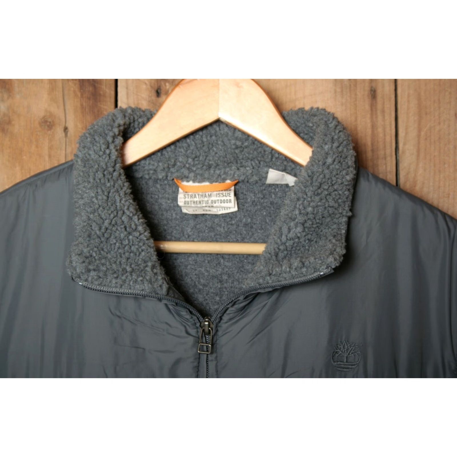 Timberland TIMBERLAND Stratham Issue Thick Gray Fleece 1/4 Zip Pullover Jacket Men XL Size Gray 63% Polyester 37% Acrylic Zip Front Lightweight Warm Wool Blend? Size US XL / EU 56 / 4 - 2 Thumbnail
