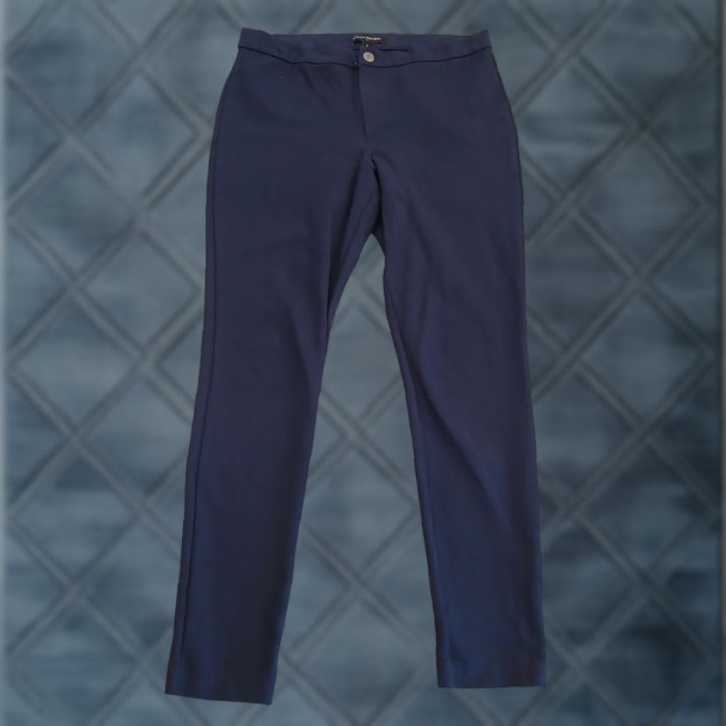 Banana Republic Banana Republic Pants Ankle Womens Size 6 Blue Skinny 29x27 Mid Rise Stretch Satin? (No) Size 28" / US 6 / IT 42 - 1 Thumbnail