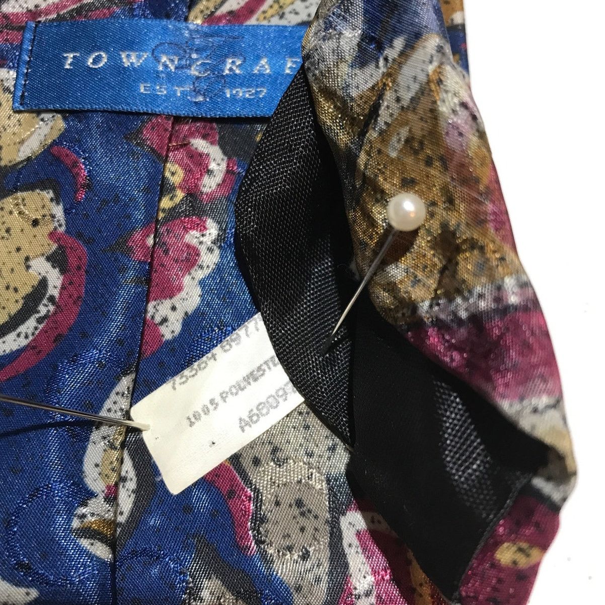 Towncraft Towncraft Floral Classic Wide Mens Necktie Size ONE SIZE - 5 Thumbnail