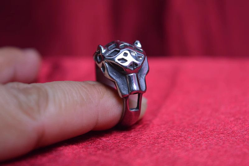 Jewelry Cheetah Future Jewelry Rings Open Chrome Ring (Size 7-13) Size ONE SIZE - 4 Thumbnail
