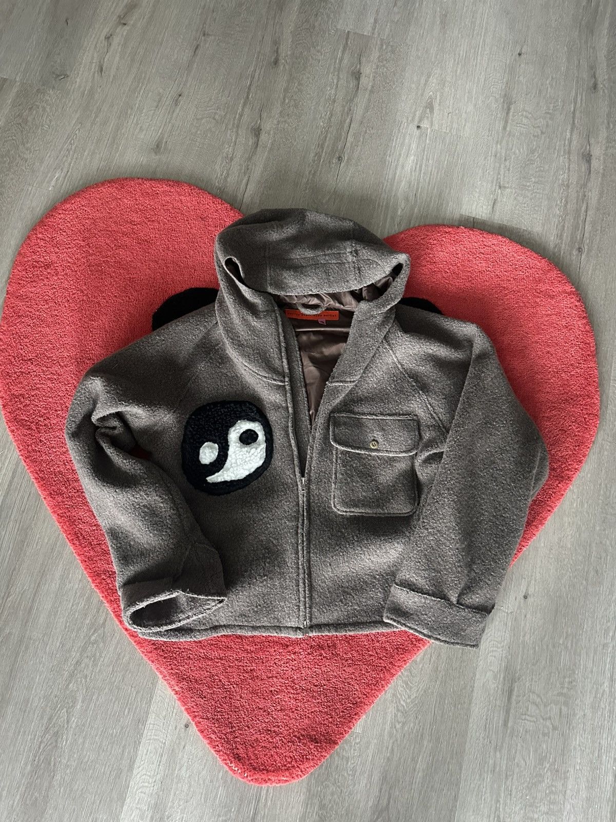 Cactus Plant Flea Market Cactus Plant Flea Market CPFM Fuzzy Balance Zip Up Jacket Size US L / EU 52-54 / 3 - 1 Thumbnail