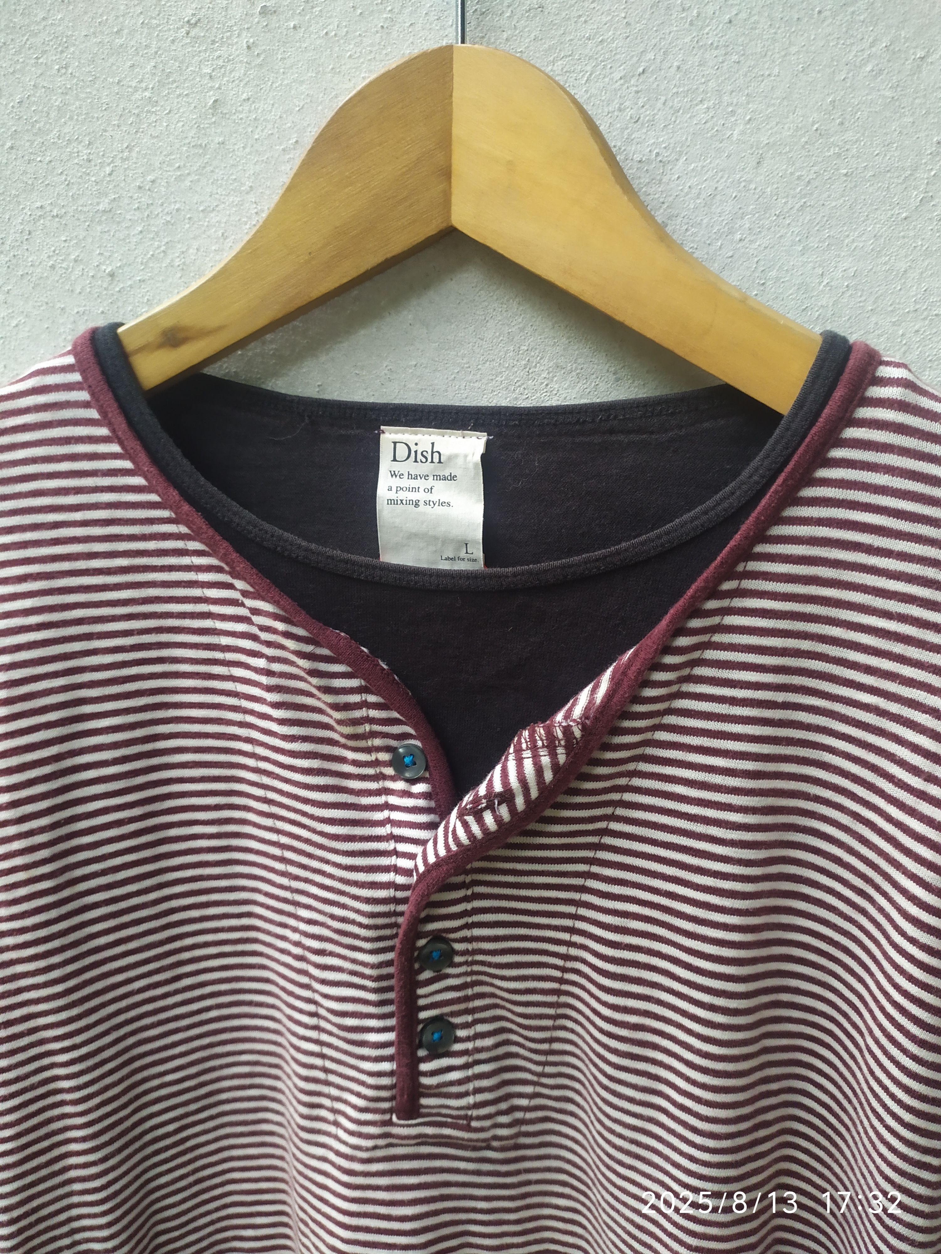 If Six Was Nine Japanese dish striped double layers ifsixwasnine lgb Size US L / EU 52-54 / 3 - 2 Thumbnail
