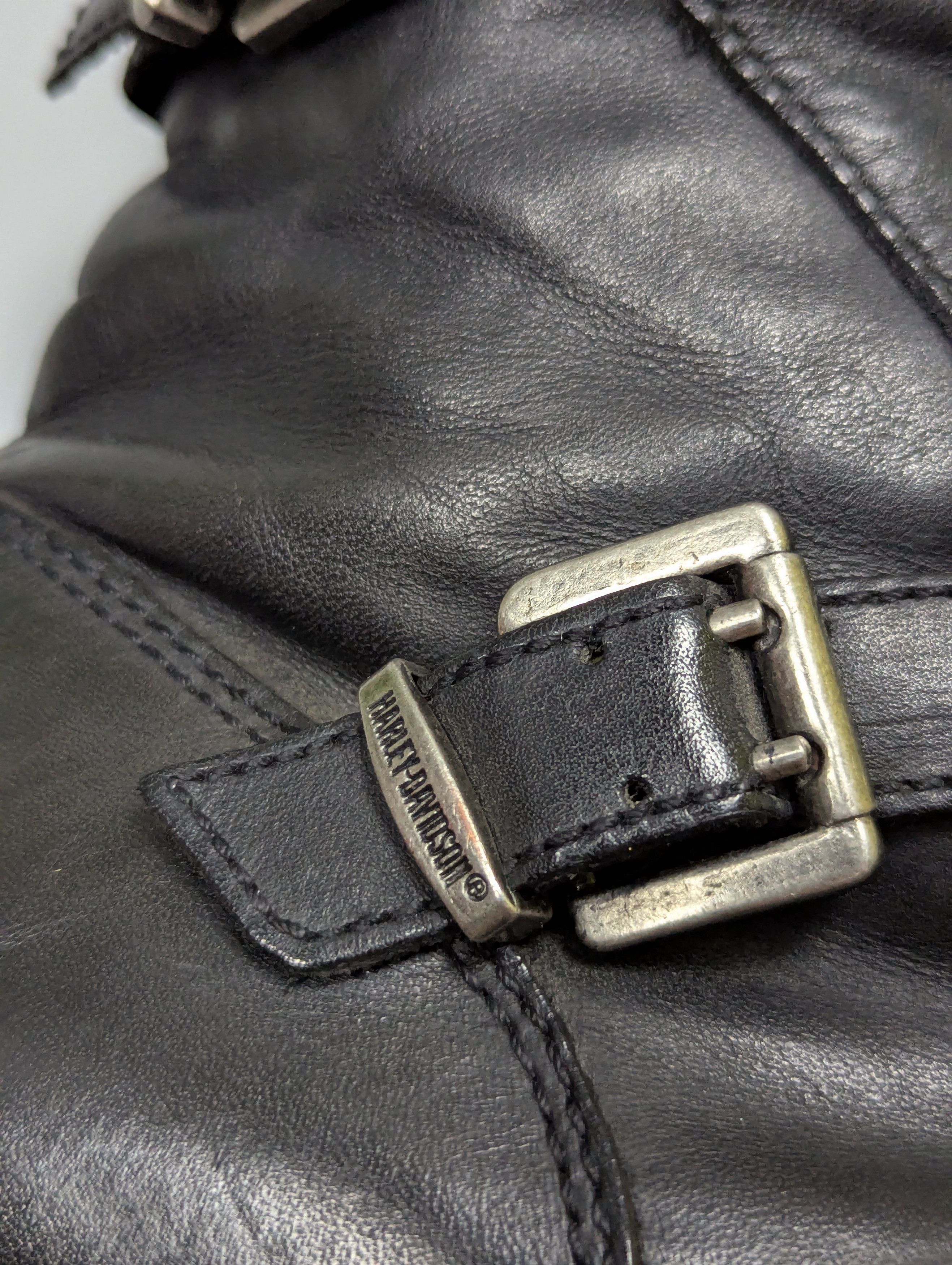 Harley Davidson Harley Davidson Womens VTG Leather Biker Motorcycle Boots Size US 9.5 / IT 39.5 - 11 Thumbnail
